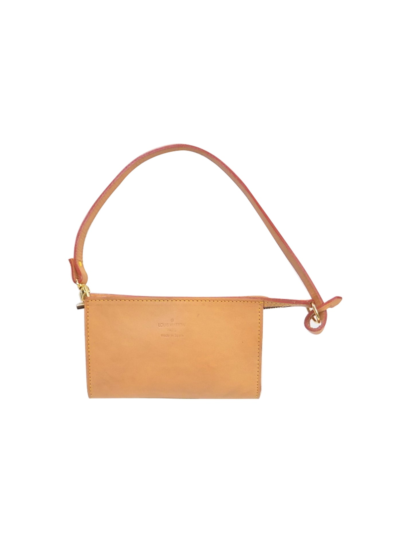 Louis Vuitton 2000s Rare Beige Nomade Pochette Bag