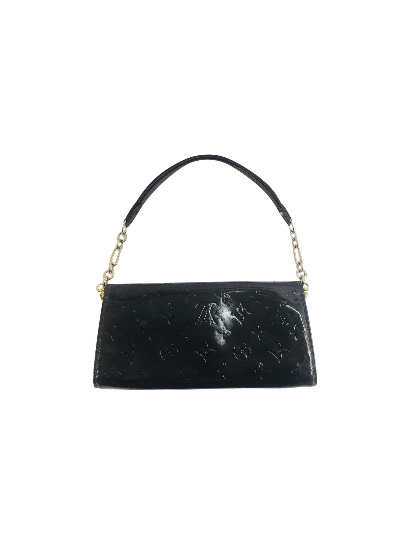 Louis Vuitton 2000s Black Vernis Bird Leather Handbag