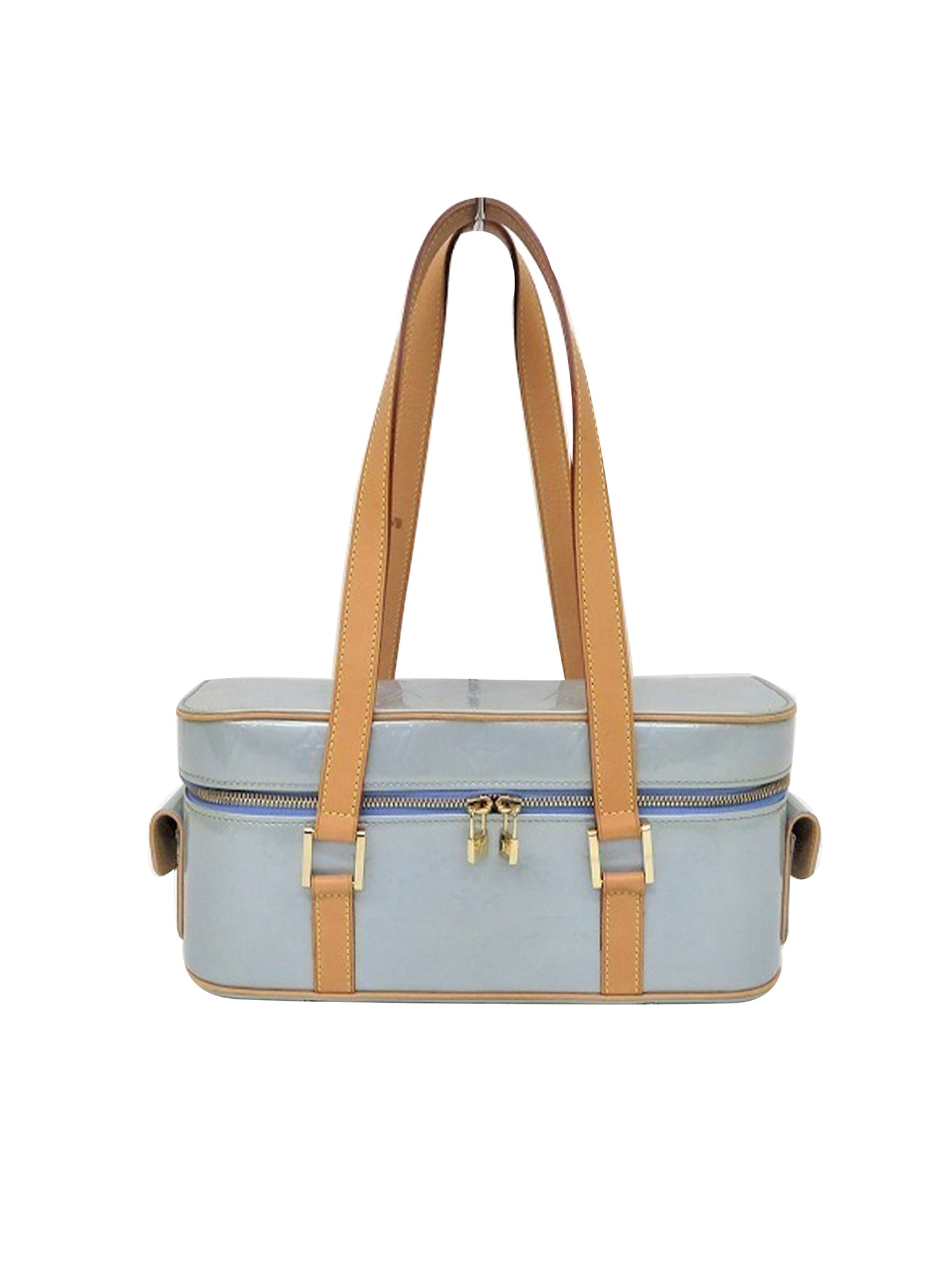 Louis Vuitton 2000s Blue Vernis Limited Vanity Bag