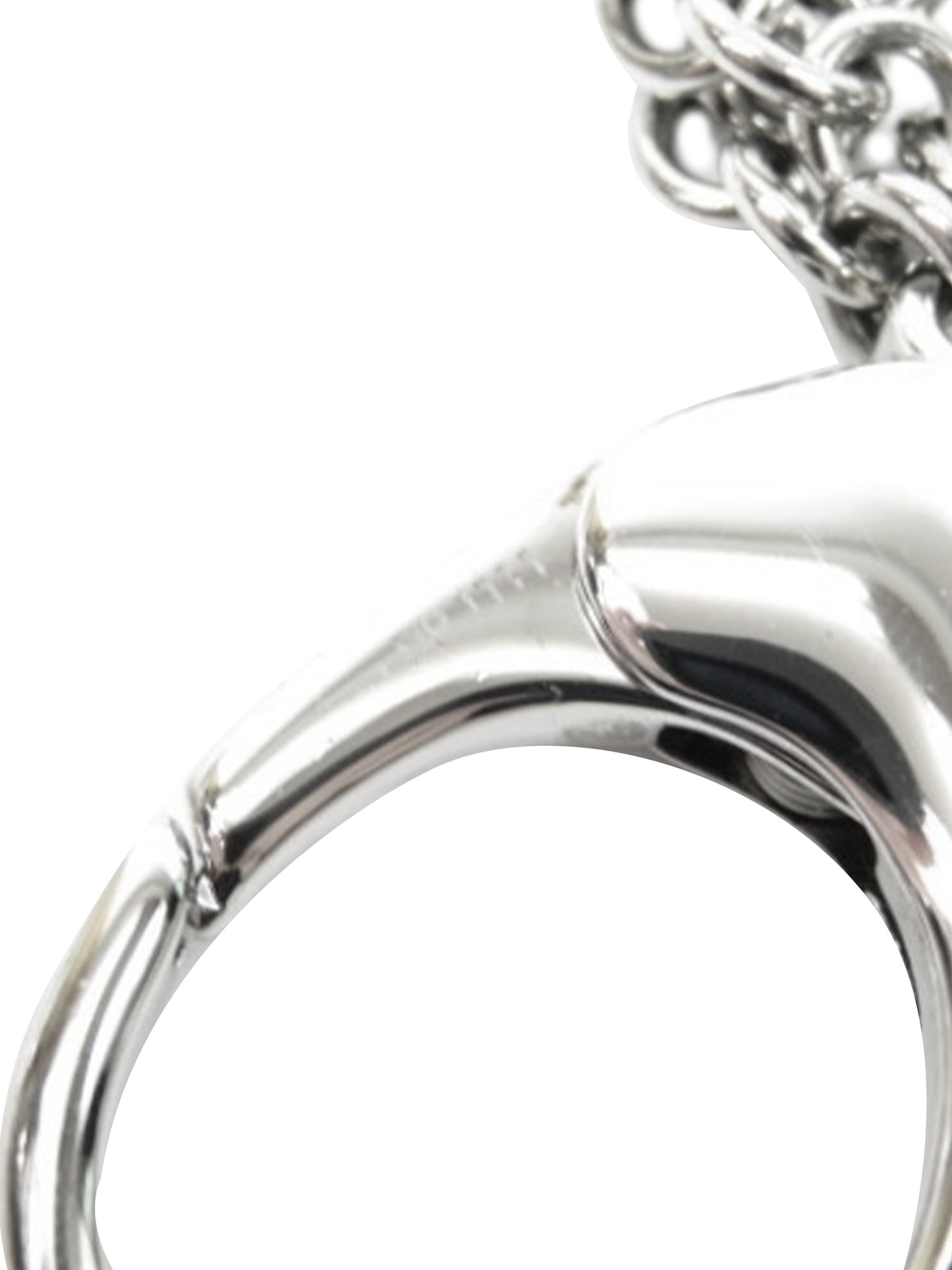 Louis Vuitton 2000s Silver and Black Key Chain