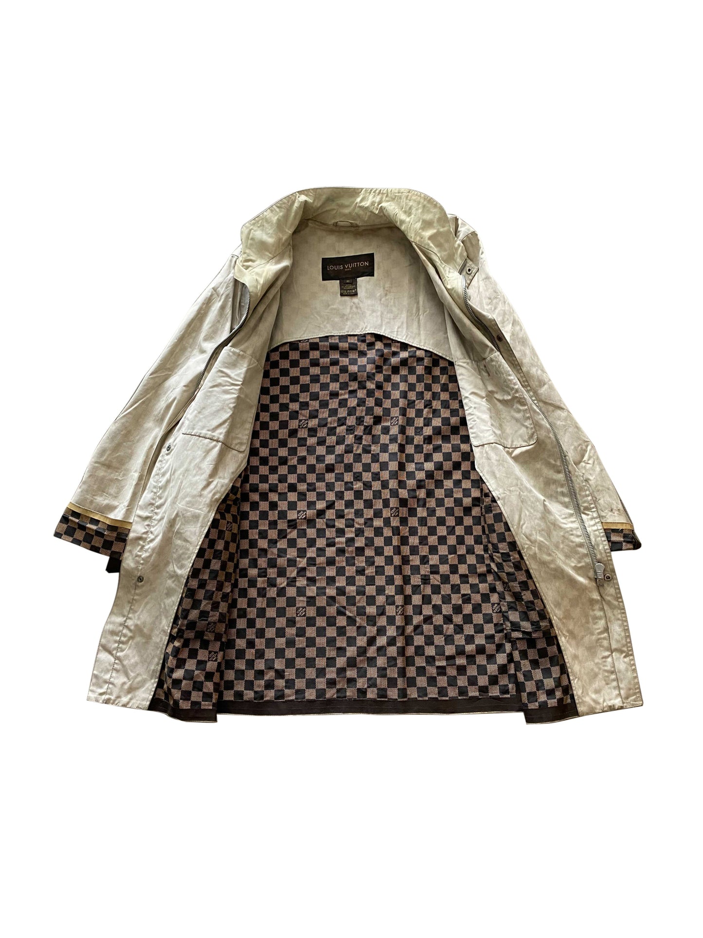 Louis Vuitton 2000s Brown Trench Coat