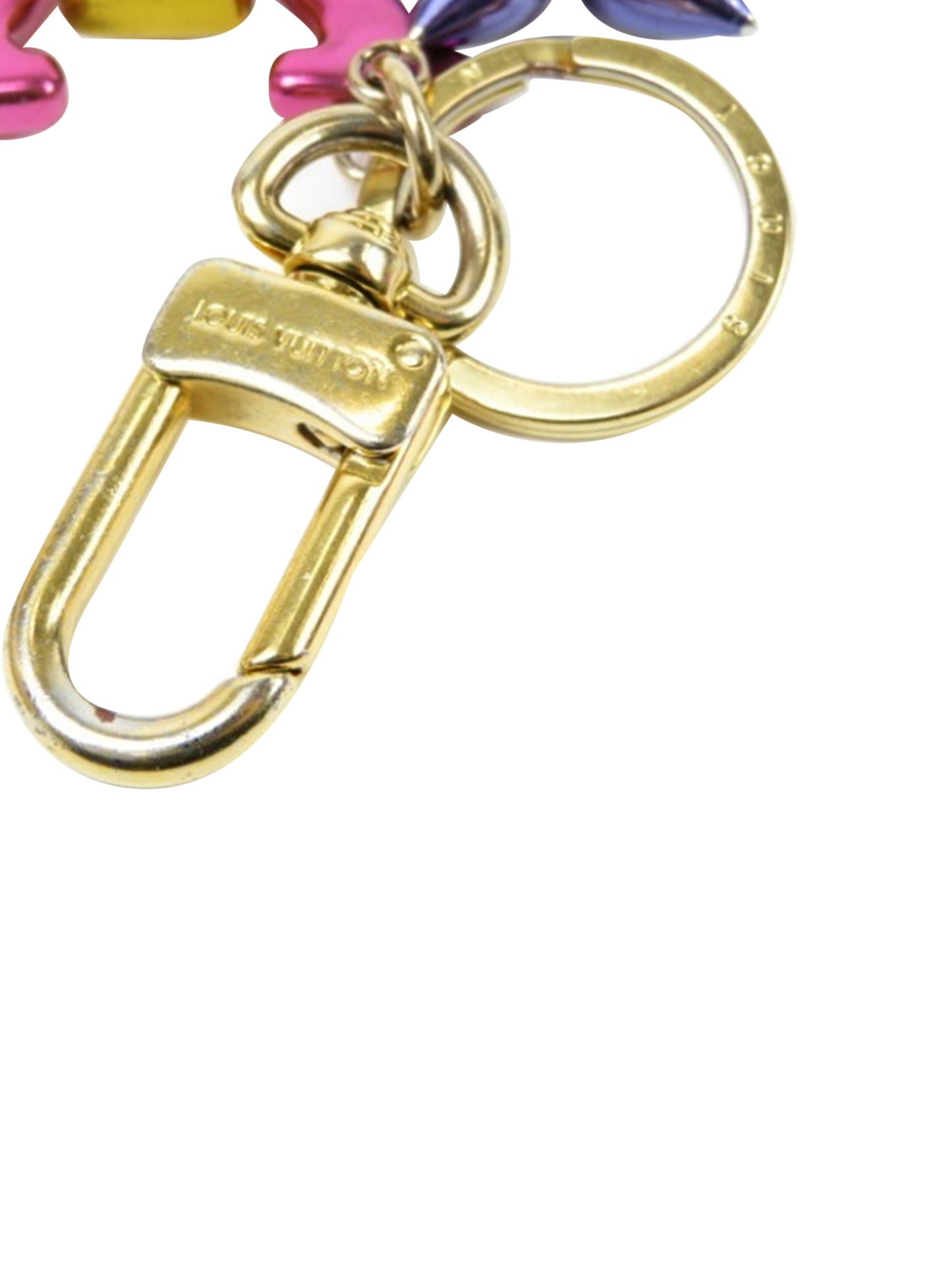 Louis Vuitton 2000s Multi Chrome Key Chain