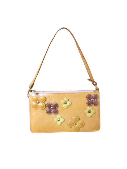 Louis Vuitton 2000s Orange Lexington Fleurs Pochette