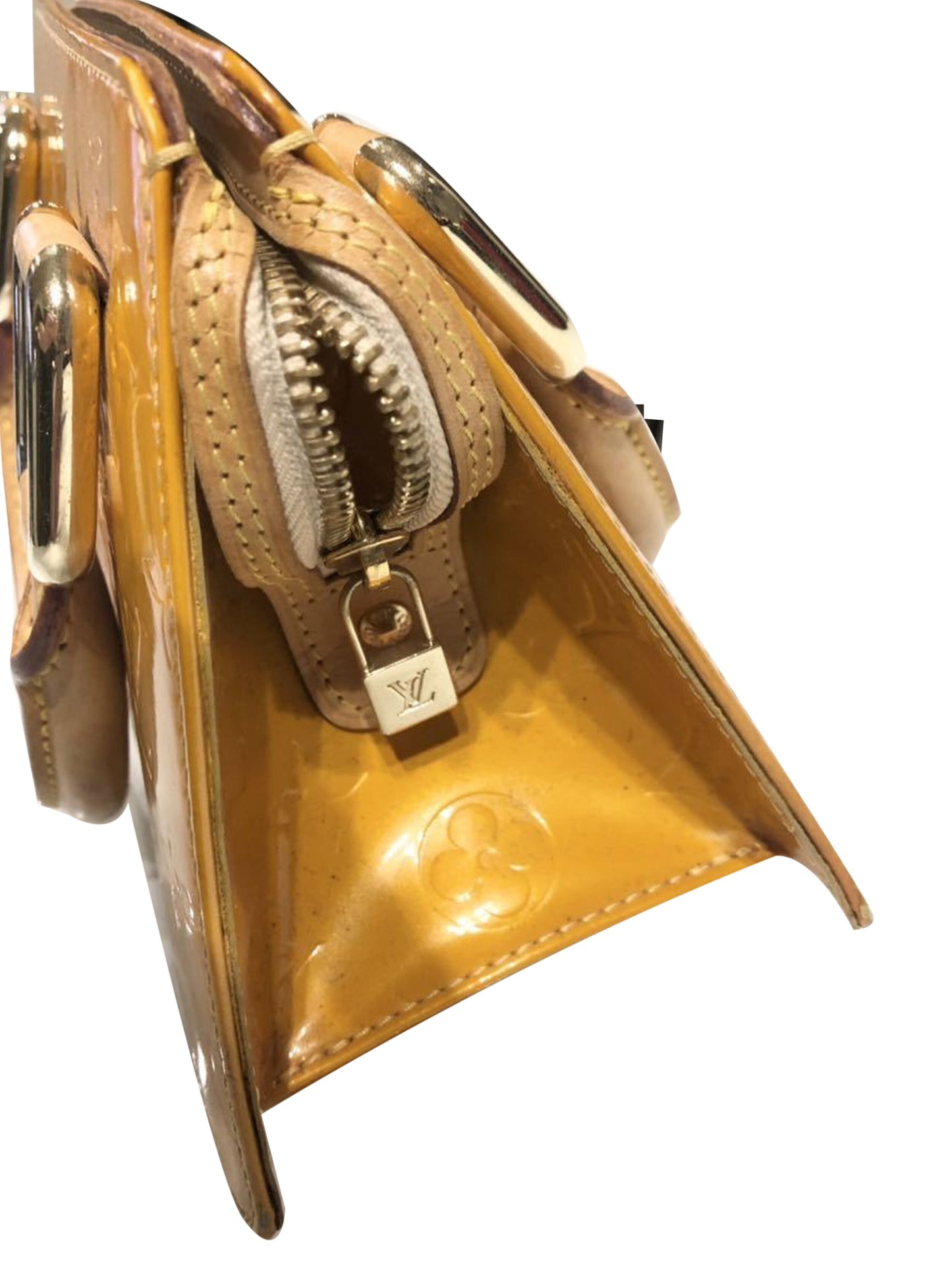 Louis Vuitton 2000s Vernis Yellow Forsyth Bag