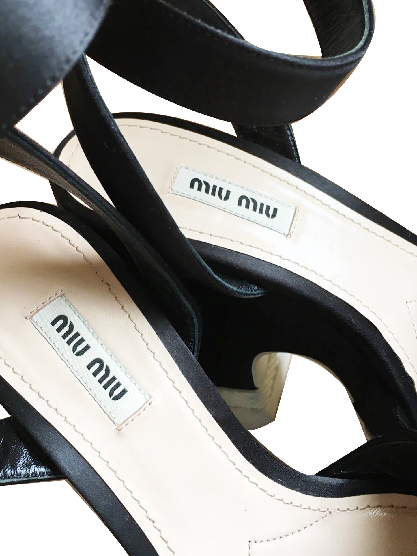 Miu Miu Black Platform Heels