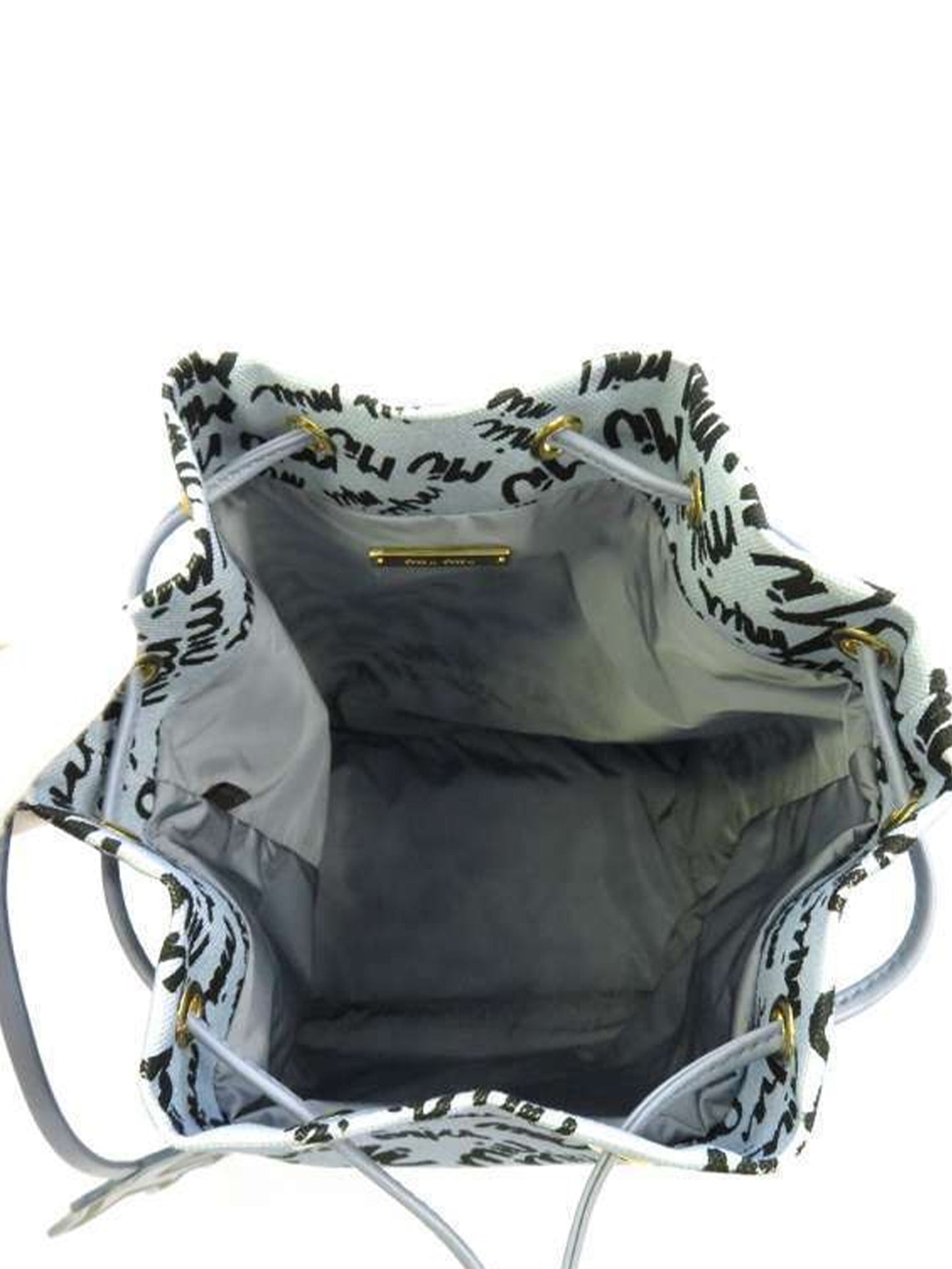 Miu Miu Blue Cloth Pouch Bag