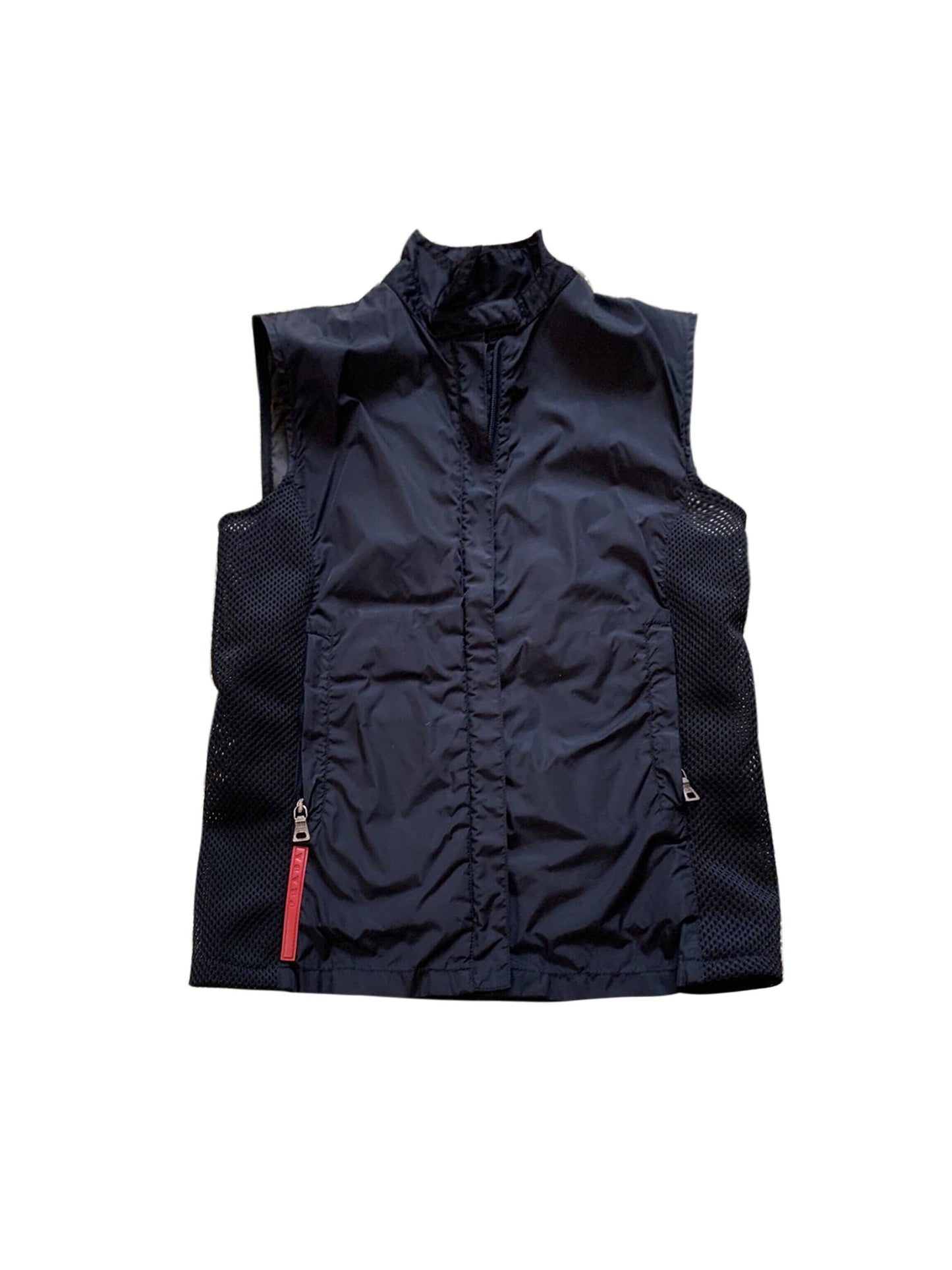Prada 2000s Technical Black Nylon Vest
