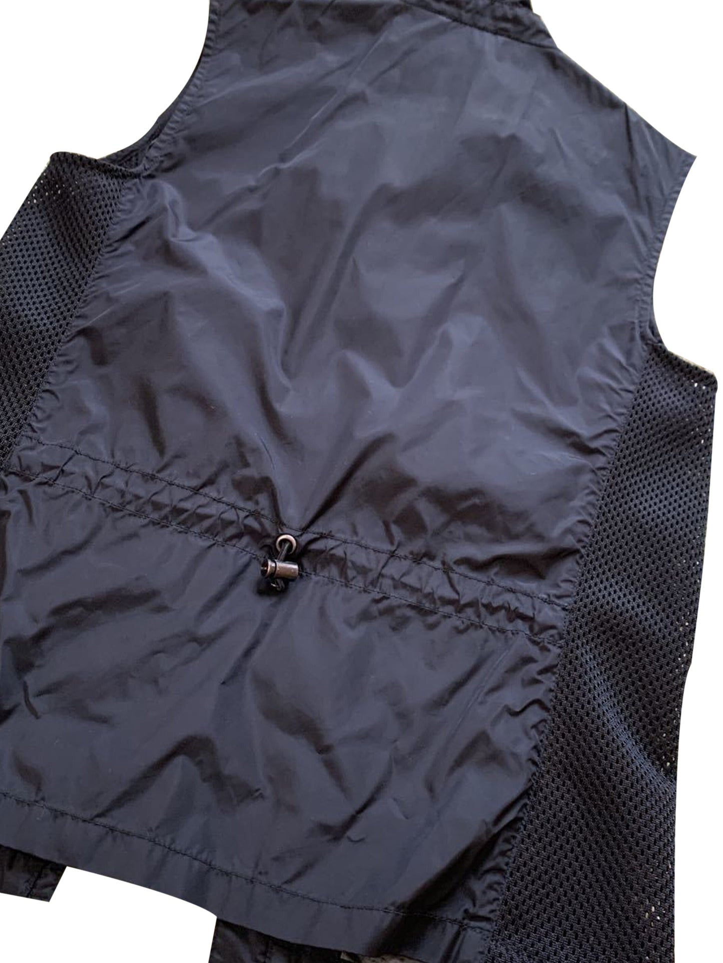 Prada 2000s Technical Black Nylon Vest