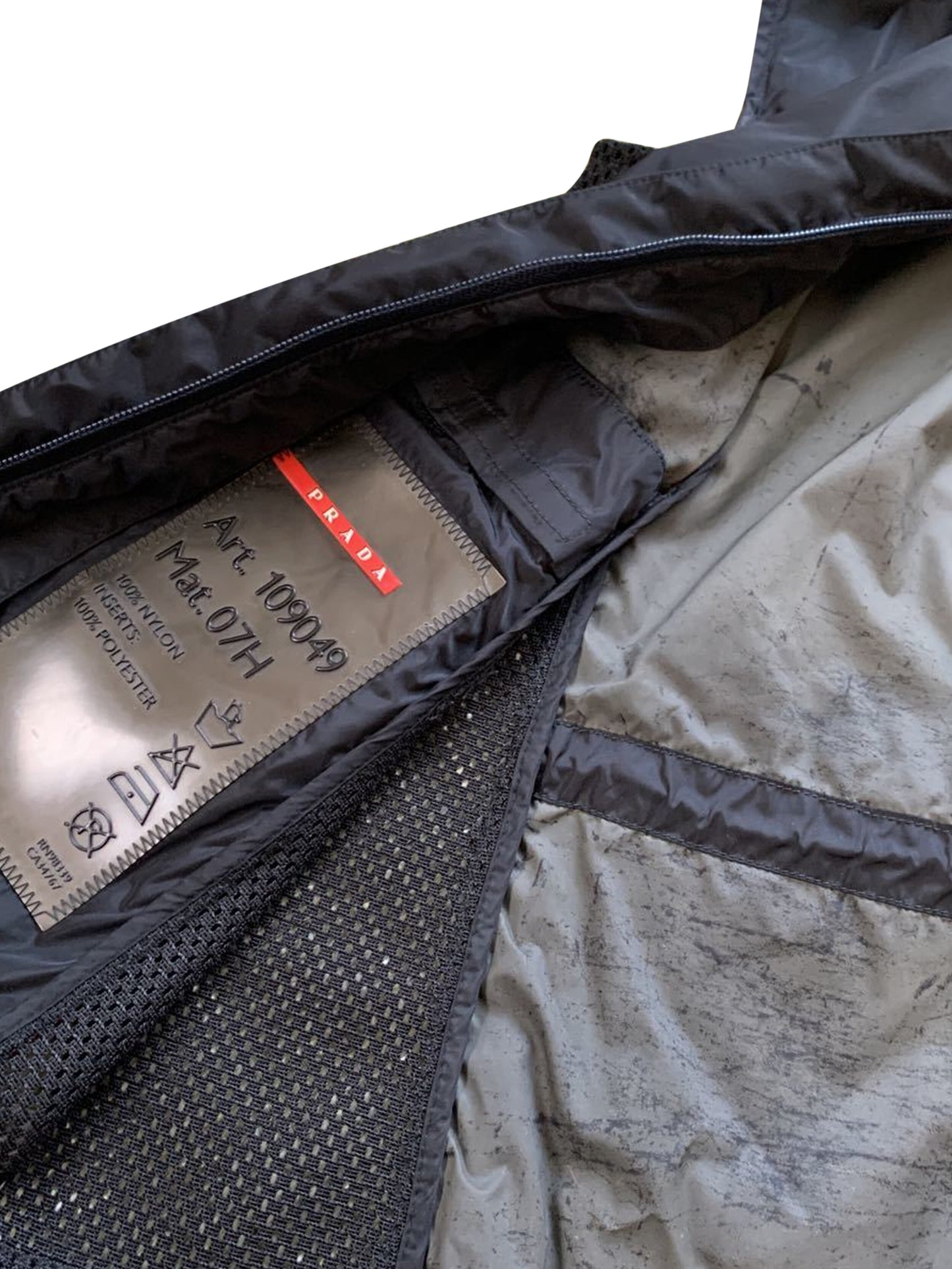 Prada 2000s Technical Black Nylon Vest