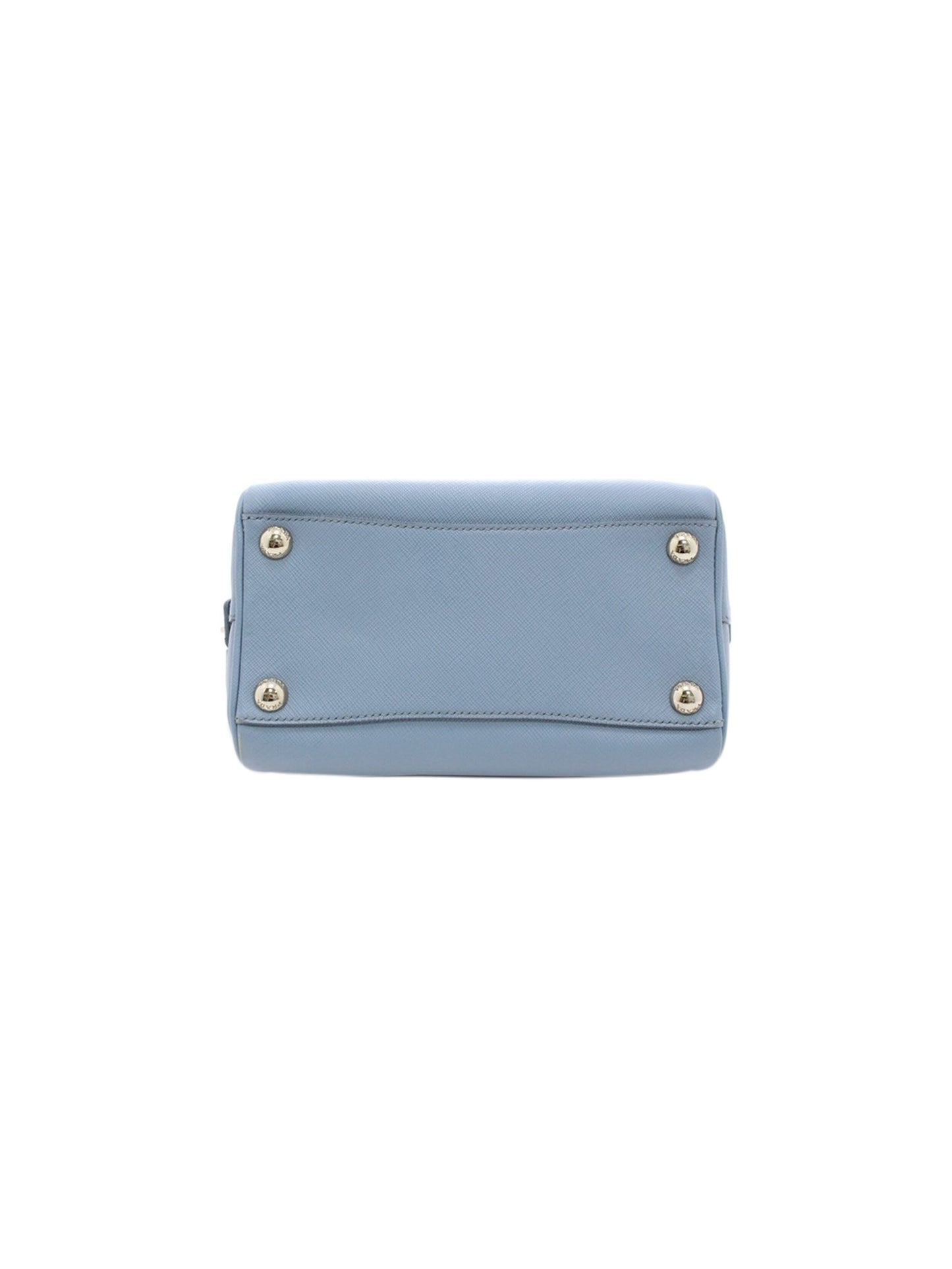 Prada 2010s Small Rare Saffiano Leather Baby Blue Bag