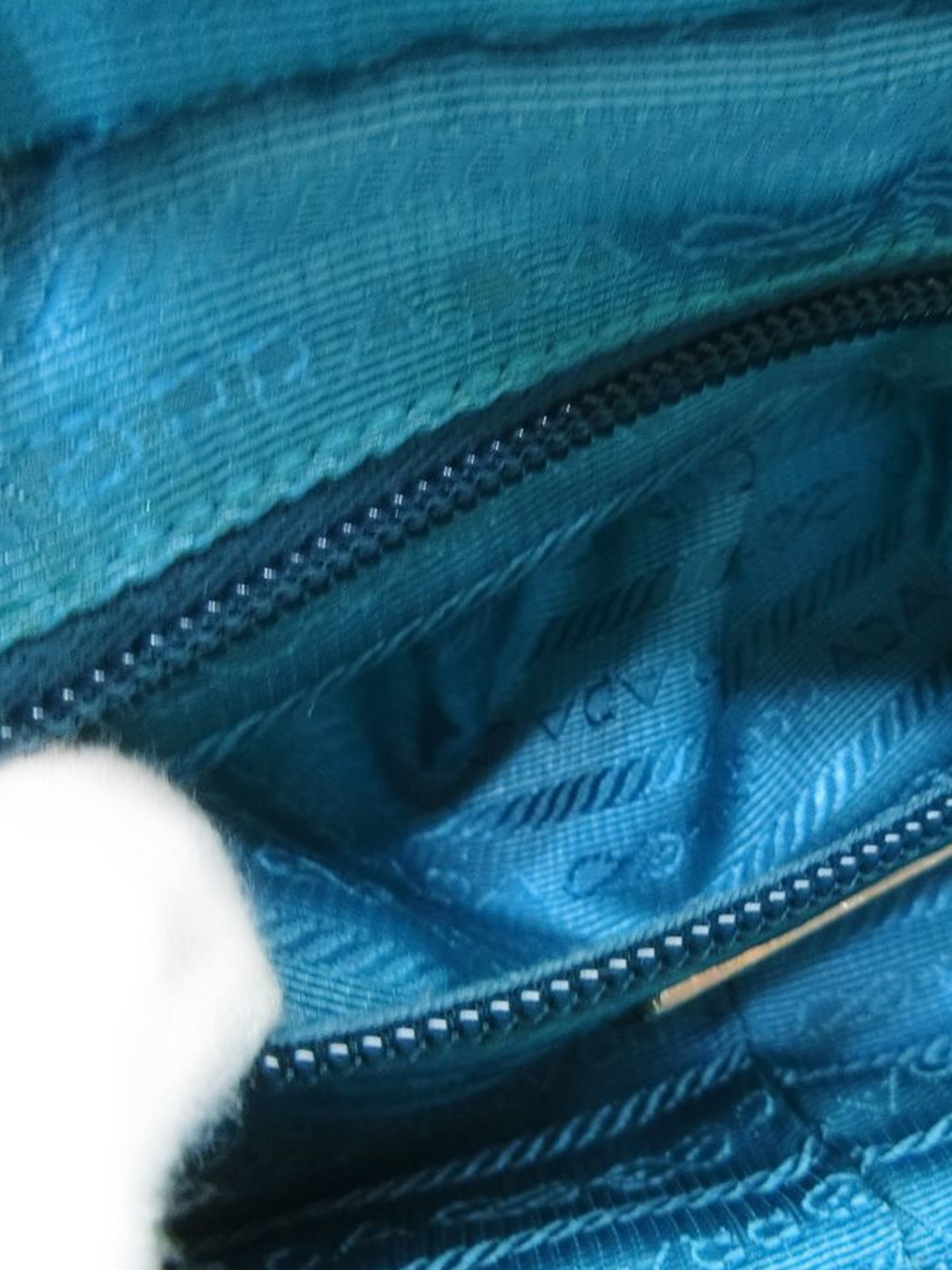 Prada 2000s Rare Blue Nylon Crossbody Bag