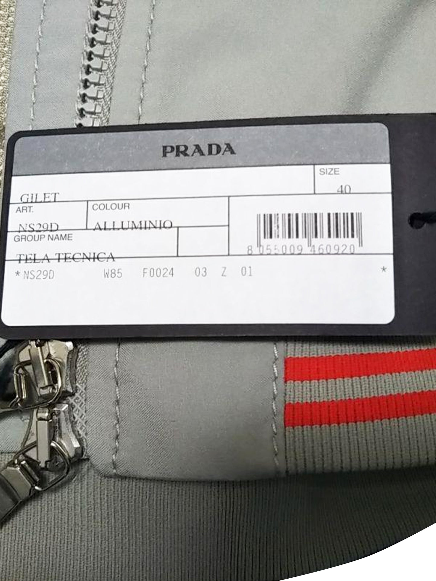 Prada 2000s Sports Rare Luna Rossa Vest