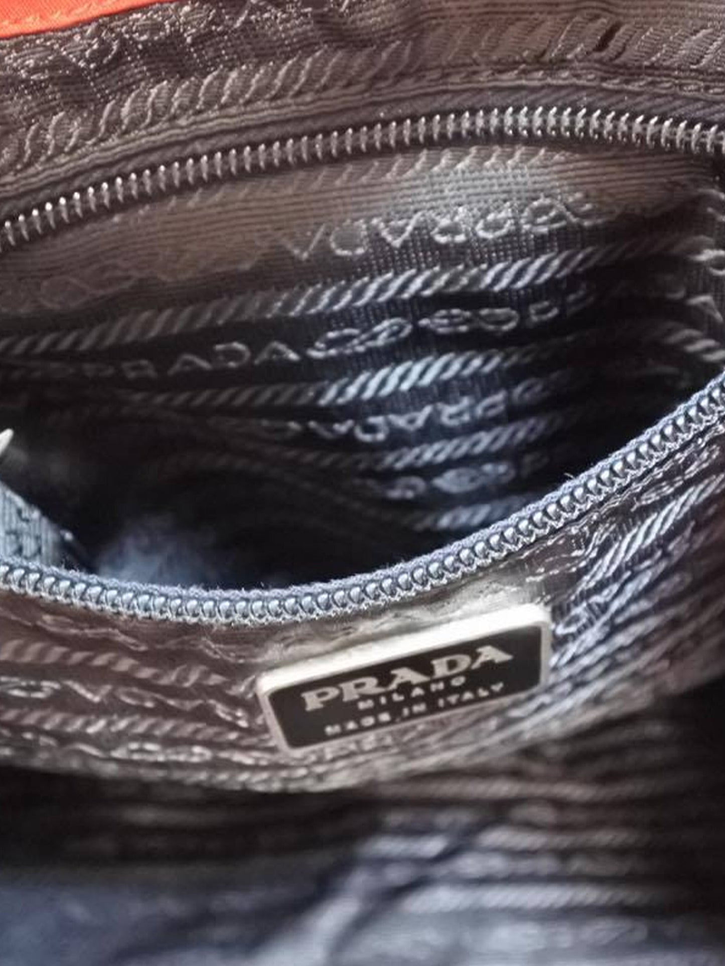 Prada Red Nylon Backpack