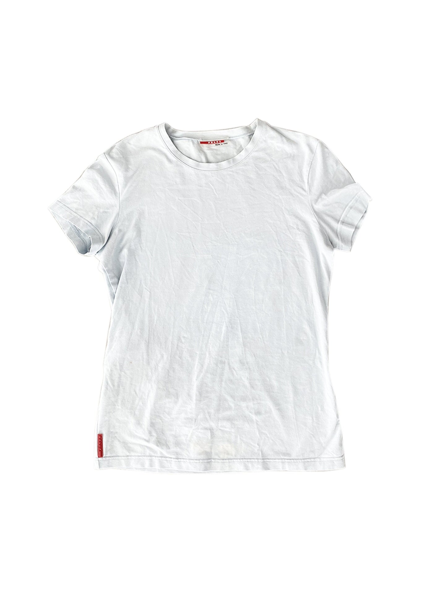 Prada 2000s Sports Light Blue Stretch Shirt