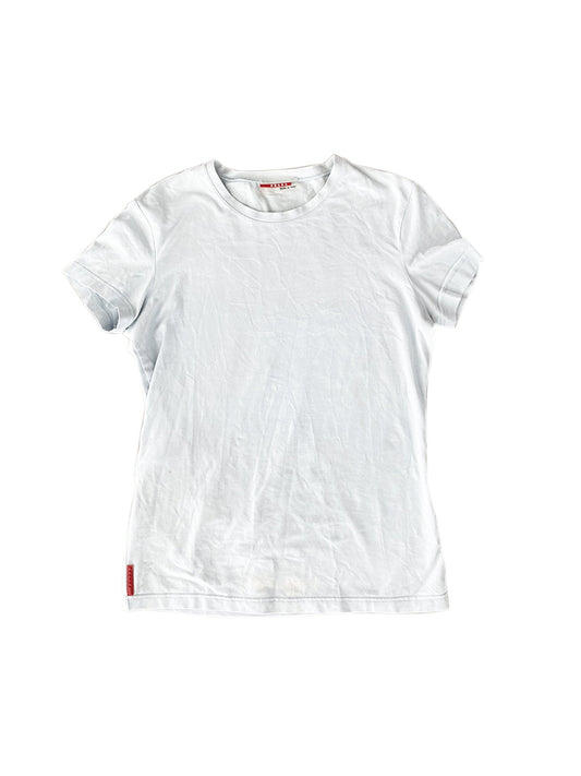 Prada 2000s Sports Light Blue Stretch Shirt