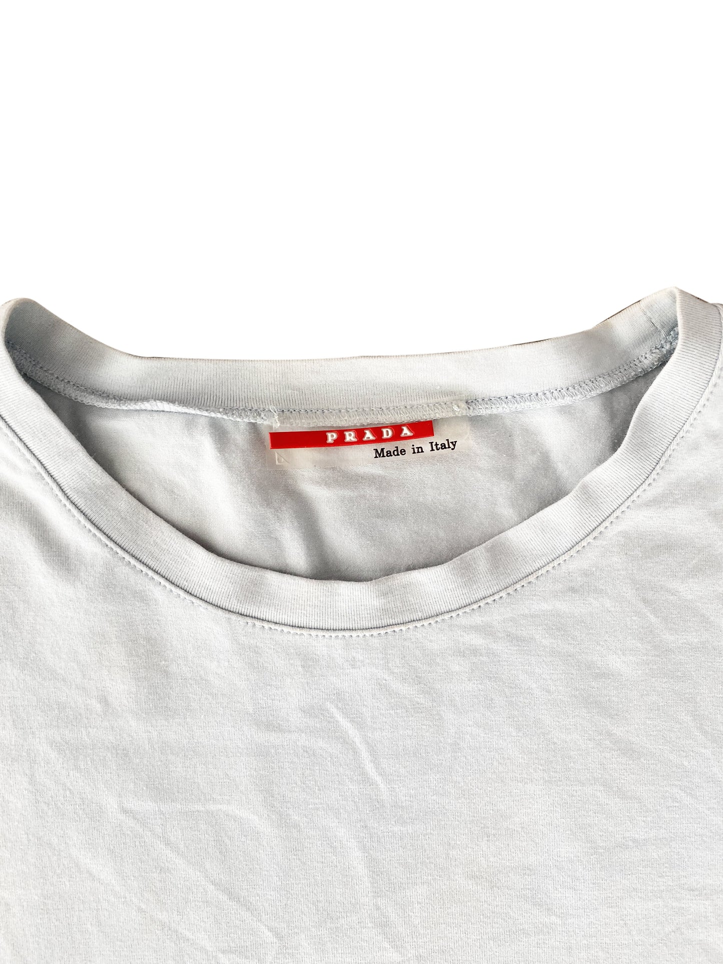Prada 2000s Sports Light Blue Stretch Shirt