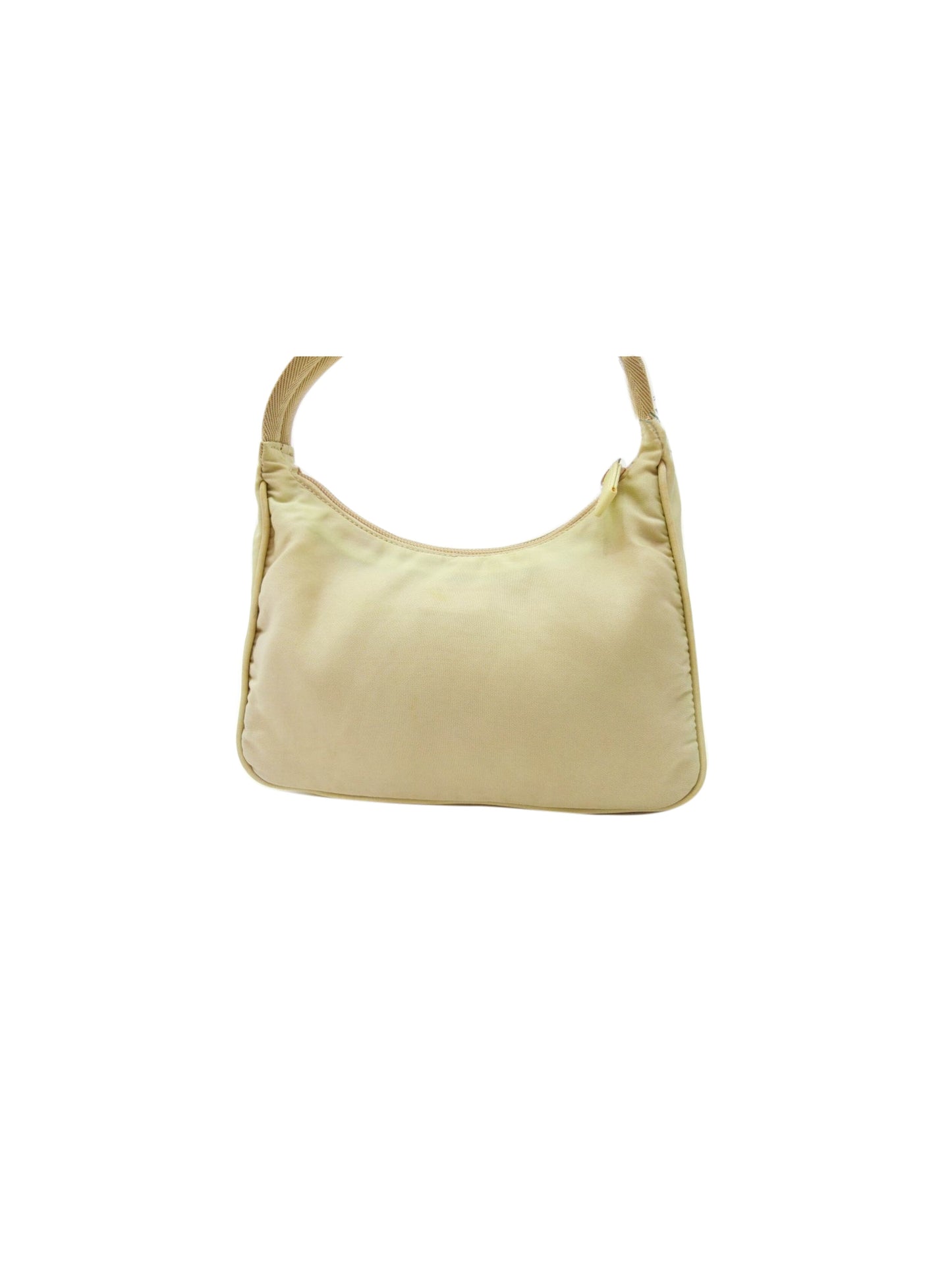 Prada 2000s Beige Small Tessuto Nylon Handbag