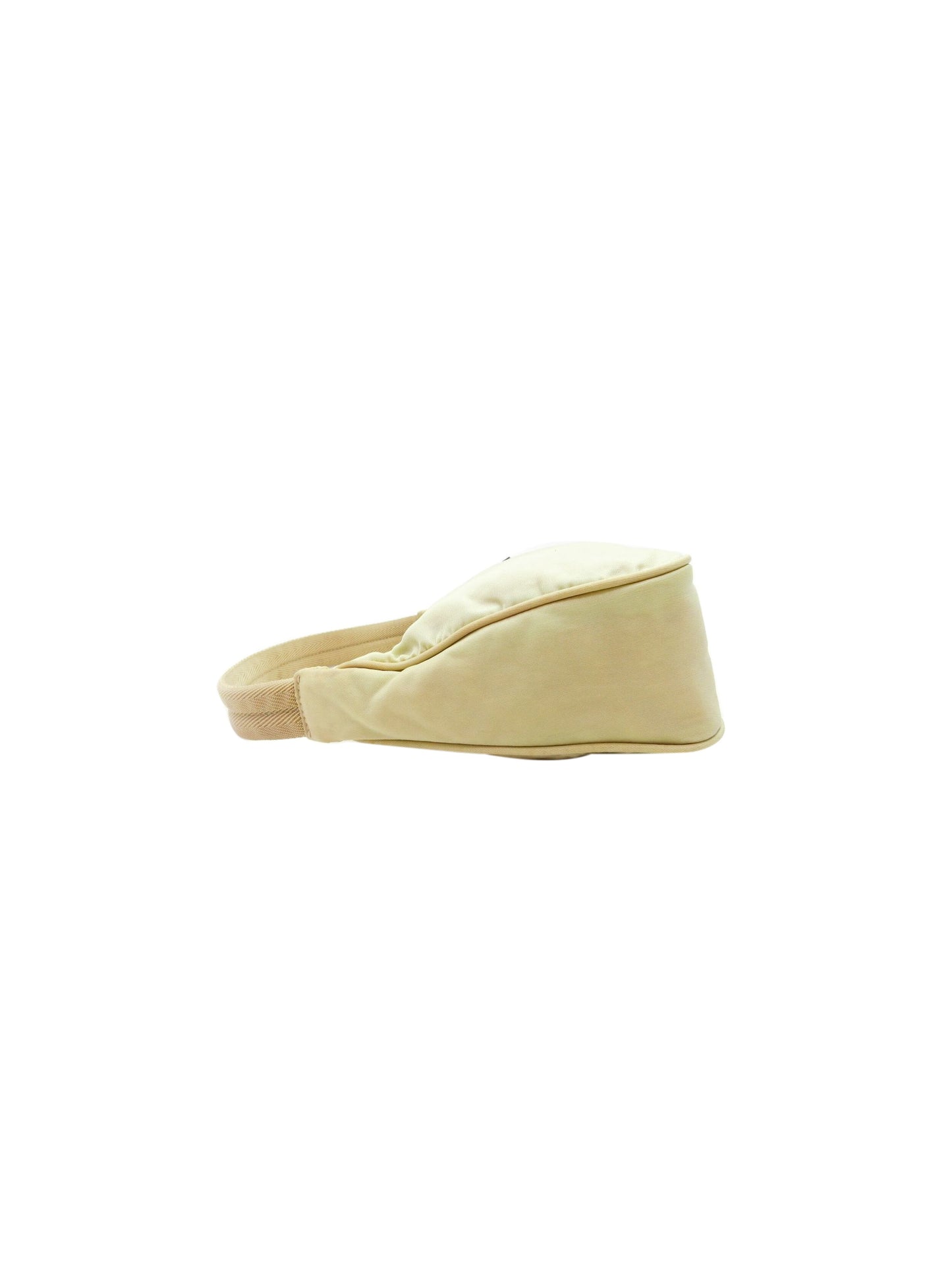 Prada 2000s Beige Small Tessuto Nylon Handbag