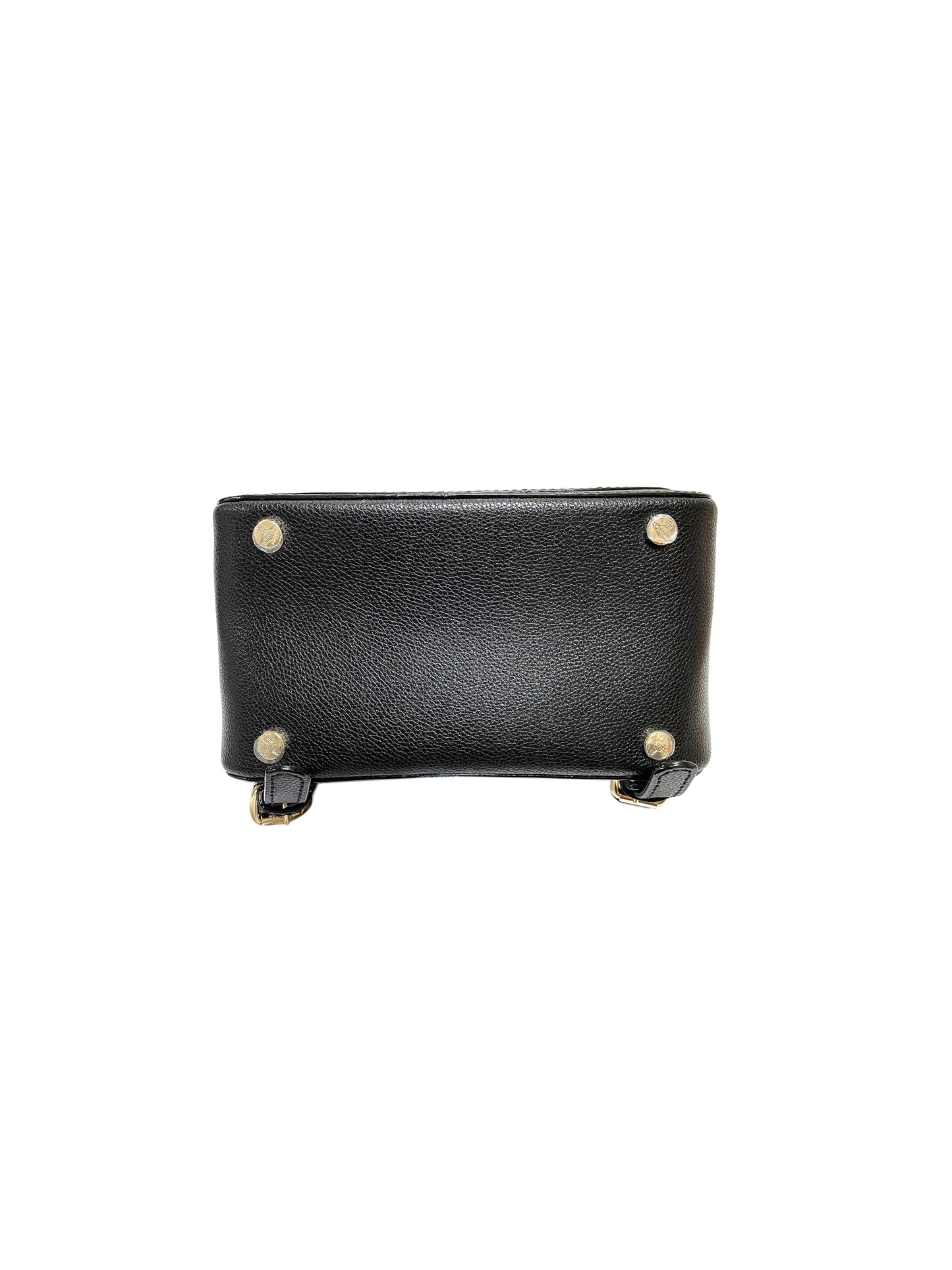 Vivienne Westwood 2000s Black Small Leather Backpack