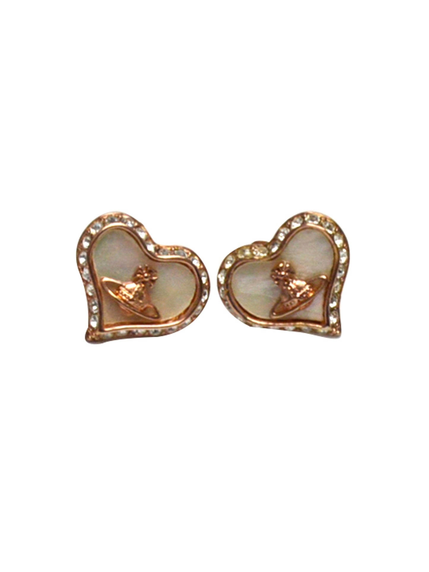 Vivienne Westwood 2000s Heart Earring Studs