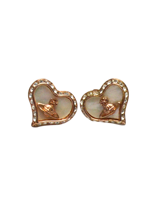 Vivienne Westwood 2000s Heart Earring Studs