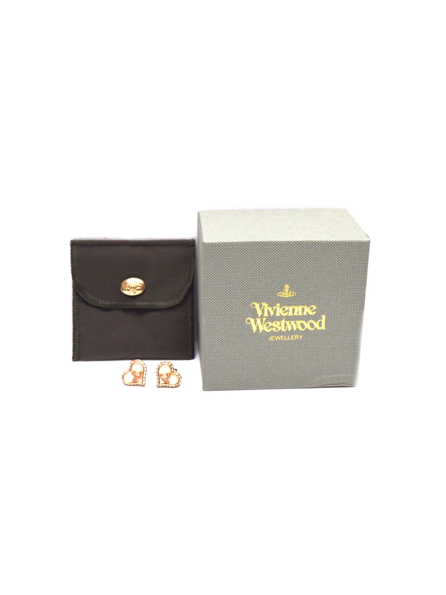 Vivienne Westwood 2000s Heart Earring Studs