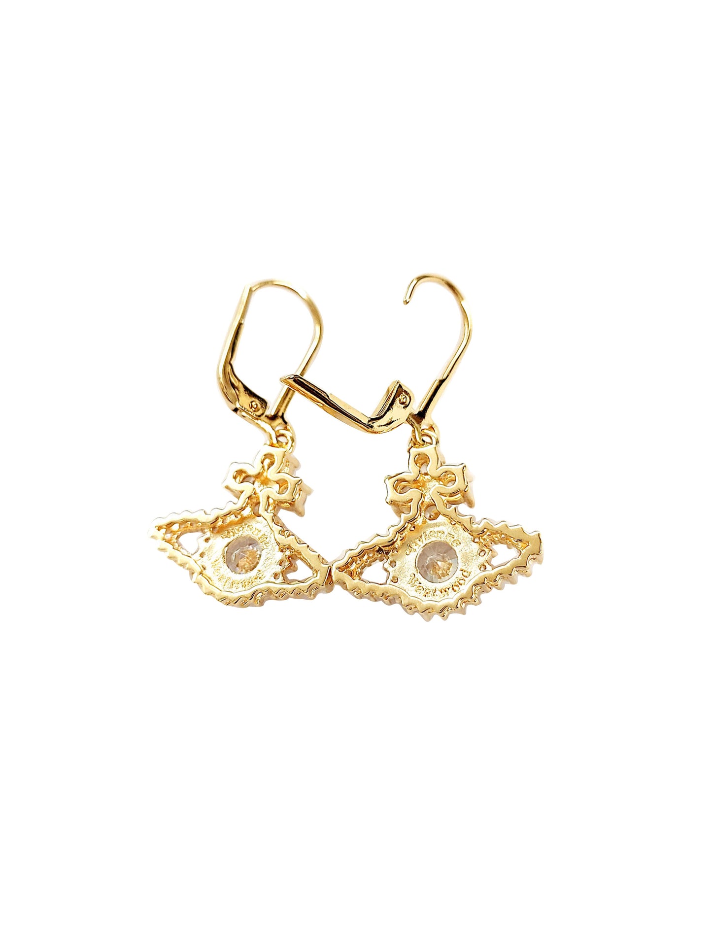 Vivienne Westwood 2000s Gold Orb Clip Earrings