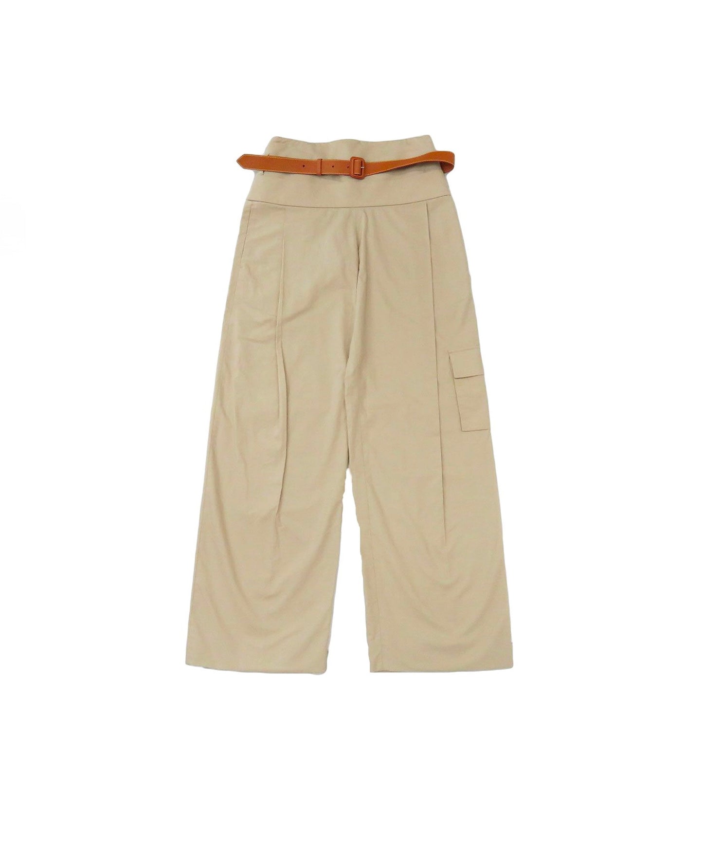 Loewe 2019 Belted Beige Cargo Pants
