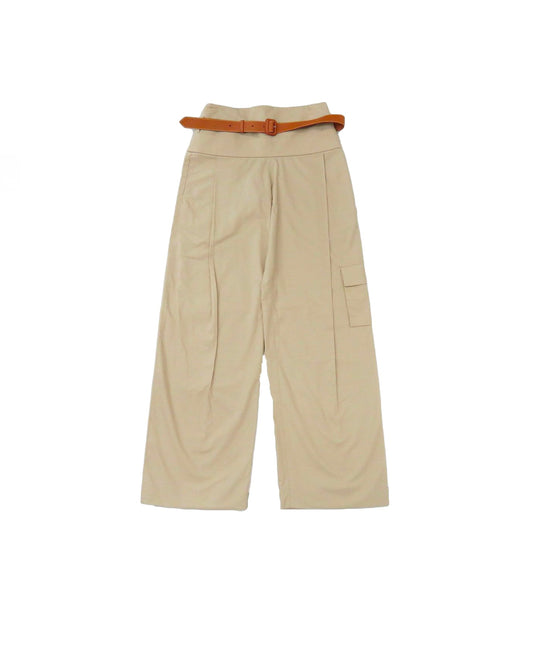 Loewe 2019 Belted Beige Cargo Pants
