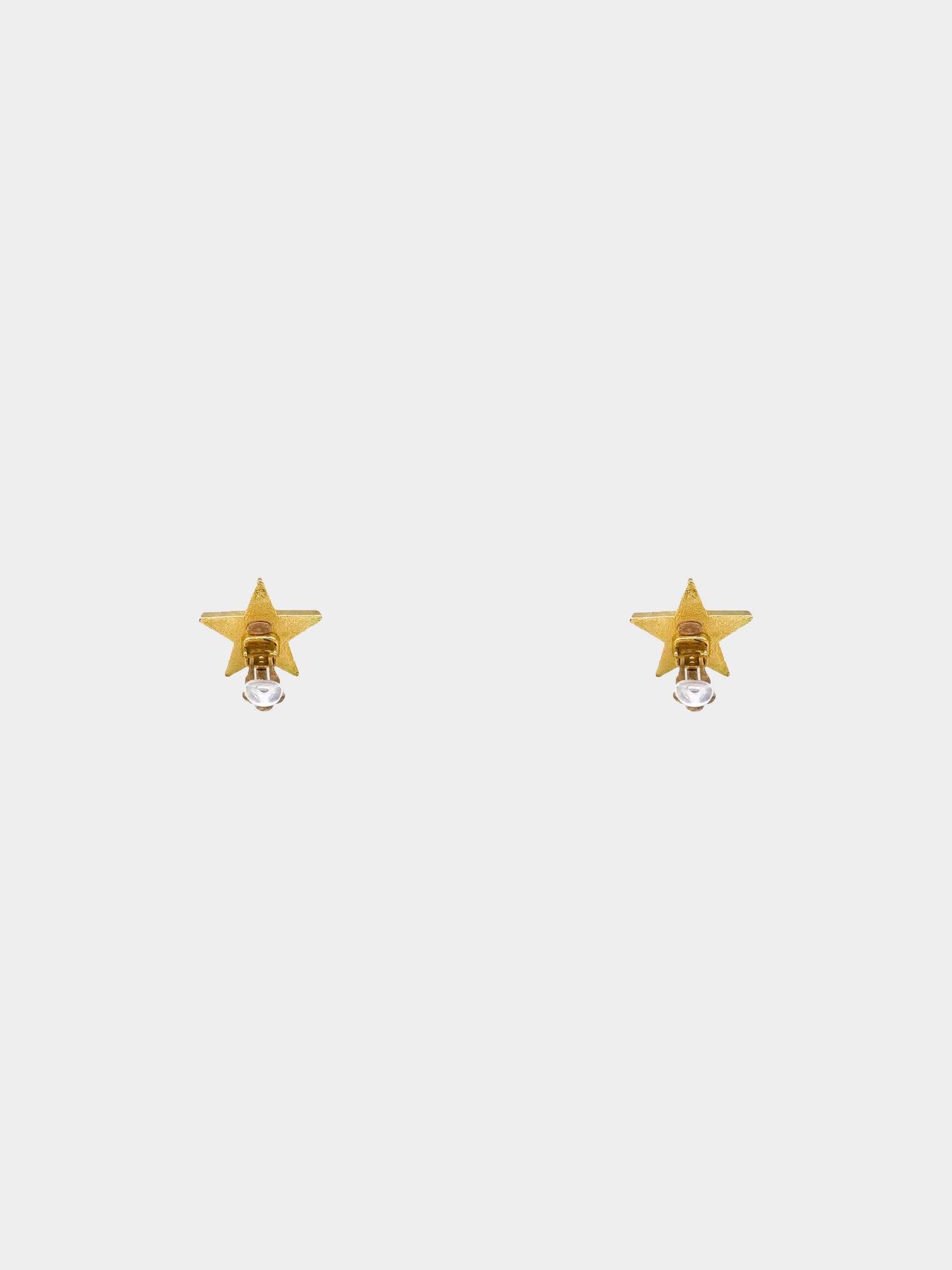 Chanel 2001 Star Earrings Yellow