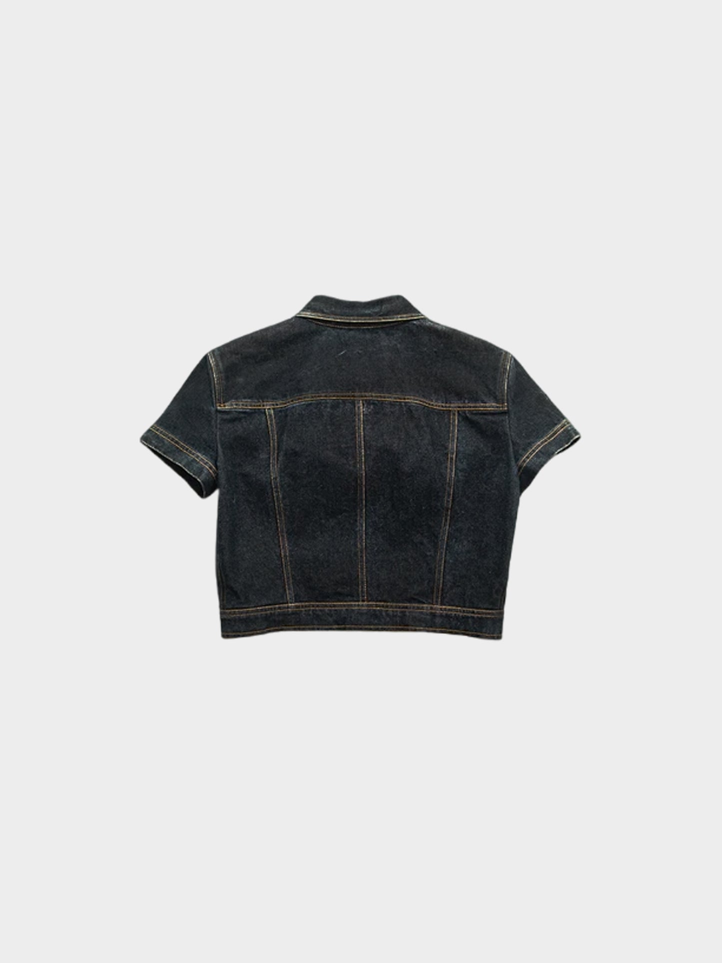 Chanel 1997 AW Denim Button Up Top