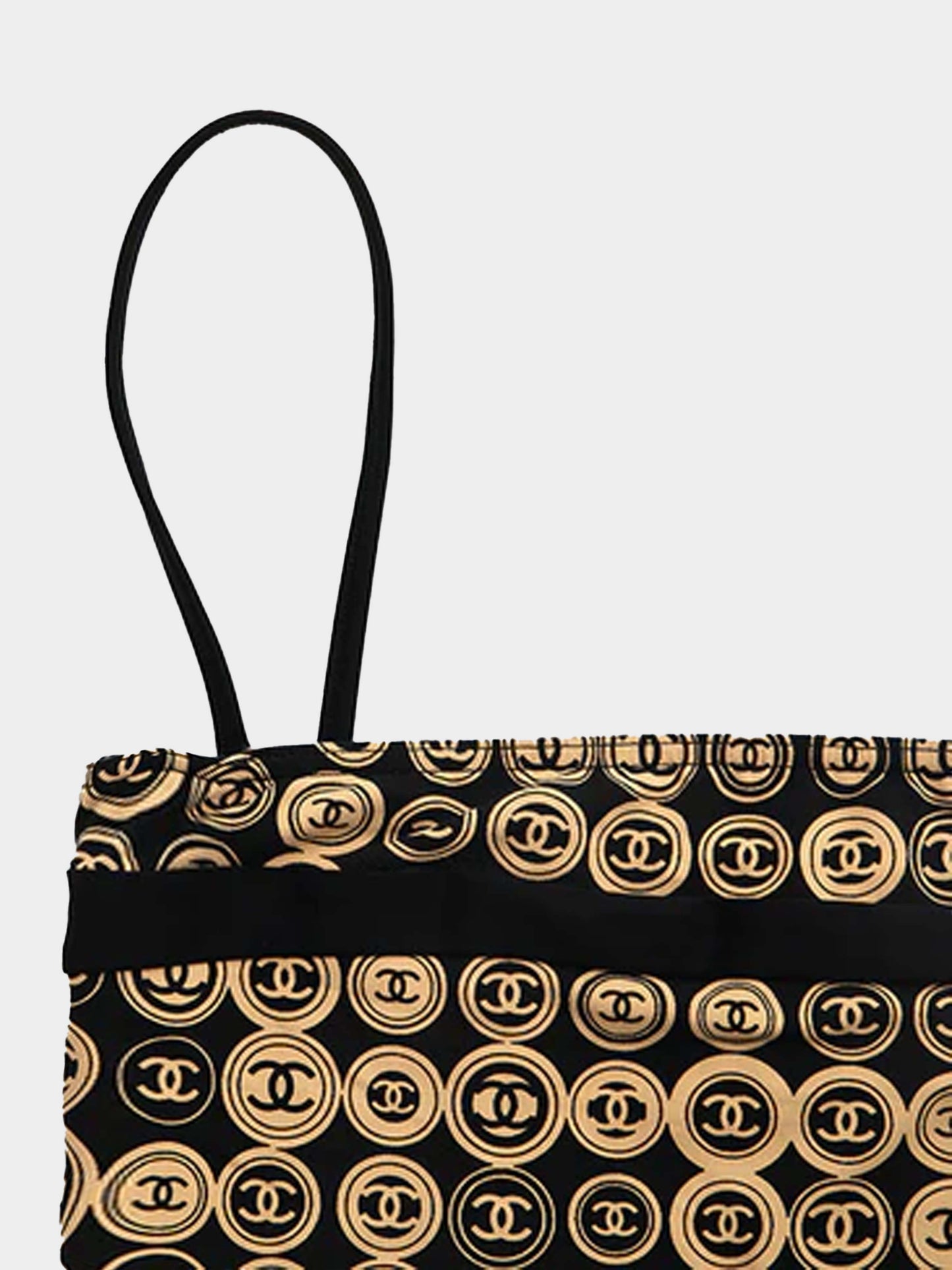 Chanel 2003 AW Coin Gold Pattern Dress