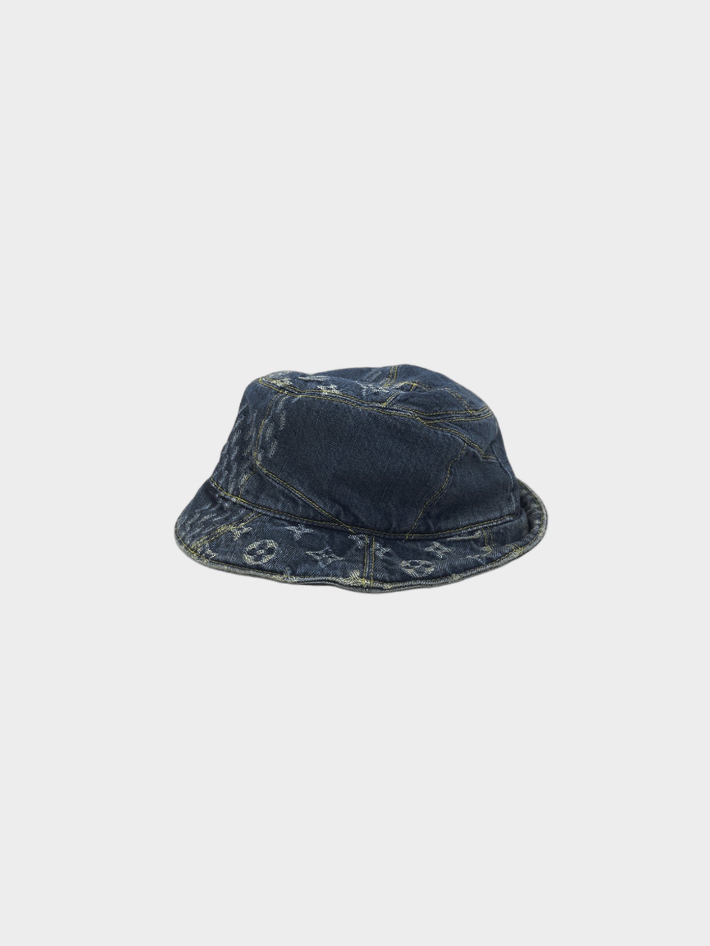 Louis Vuitton 2005 Denim Monogram Bucket Hat