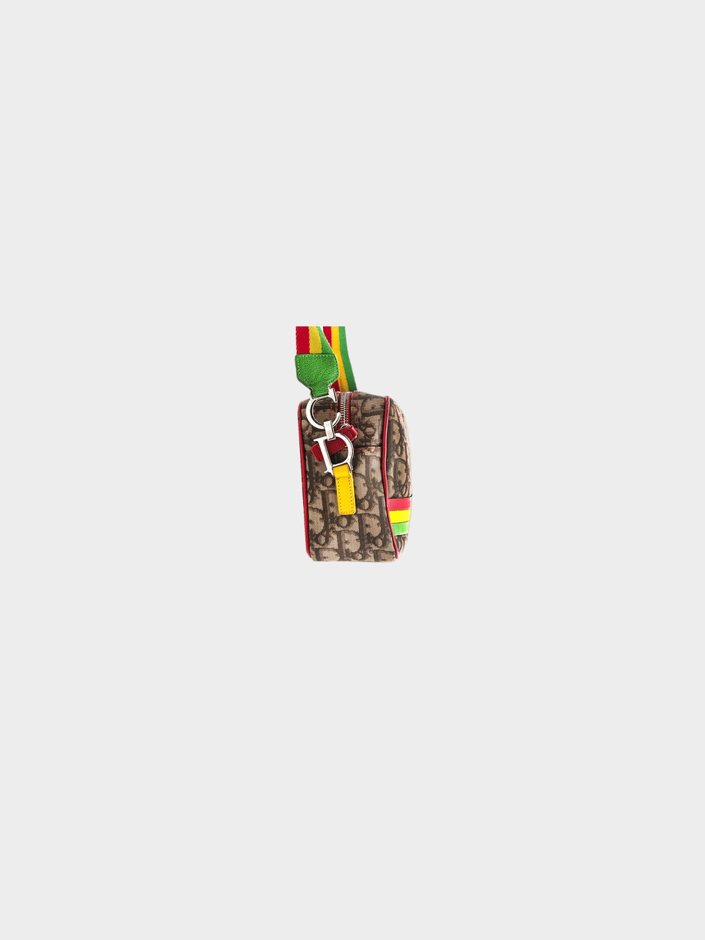 Christian Dior 2004 Rasta Trotter Shoulder Bag