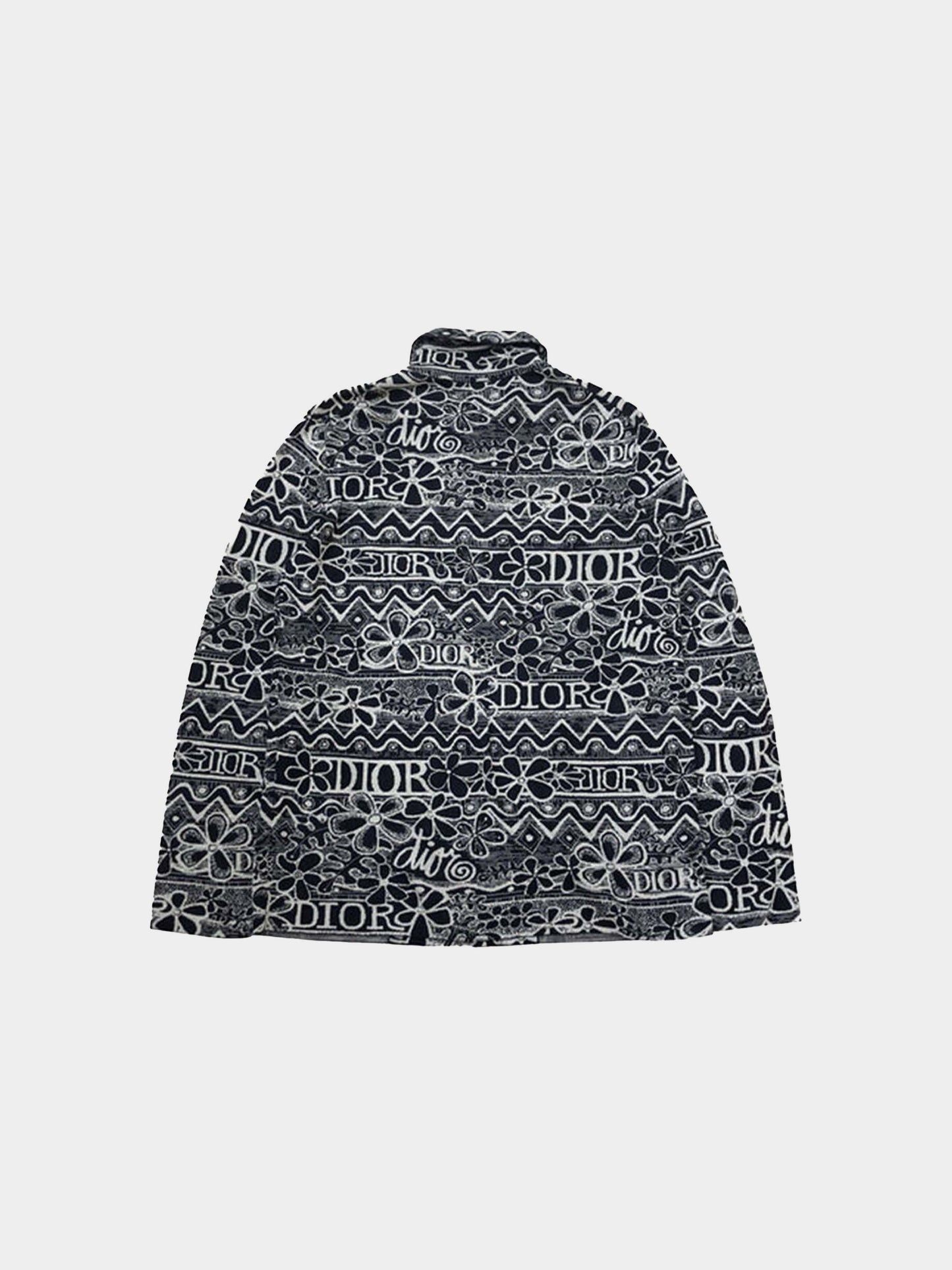 Christian Dior FW 2020 Stüssy Collaboration Navy and White Jacket
