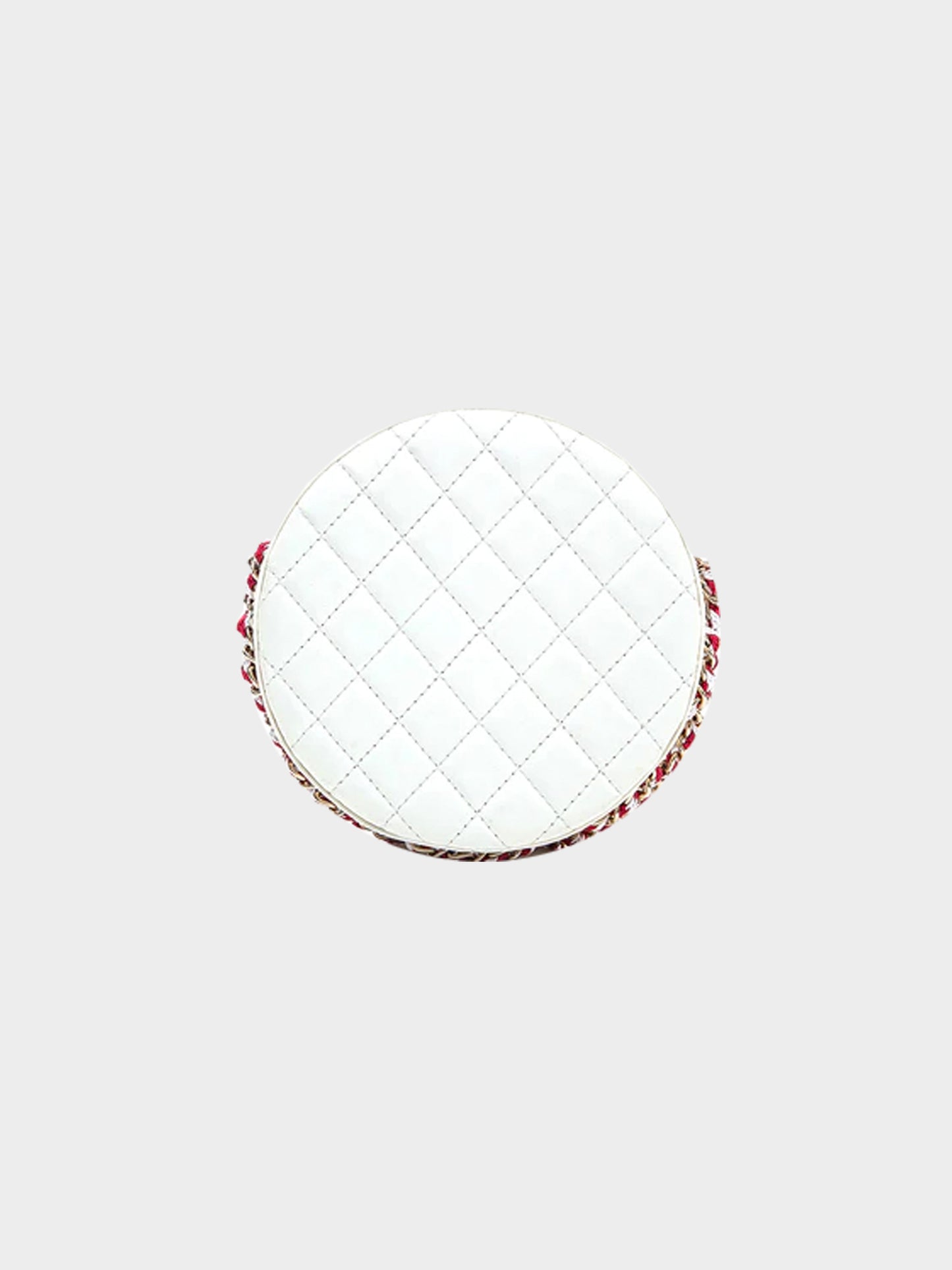 Chanel 2019 Cruise Float White and Red Shoulder Bag