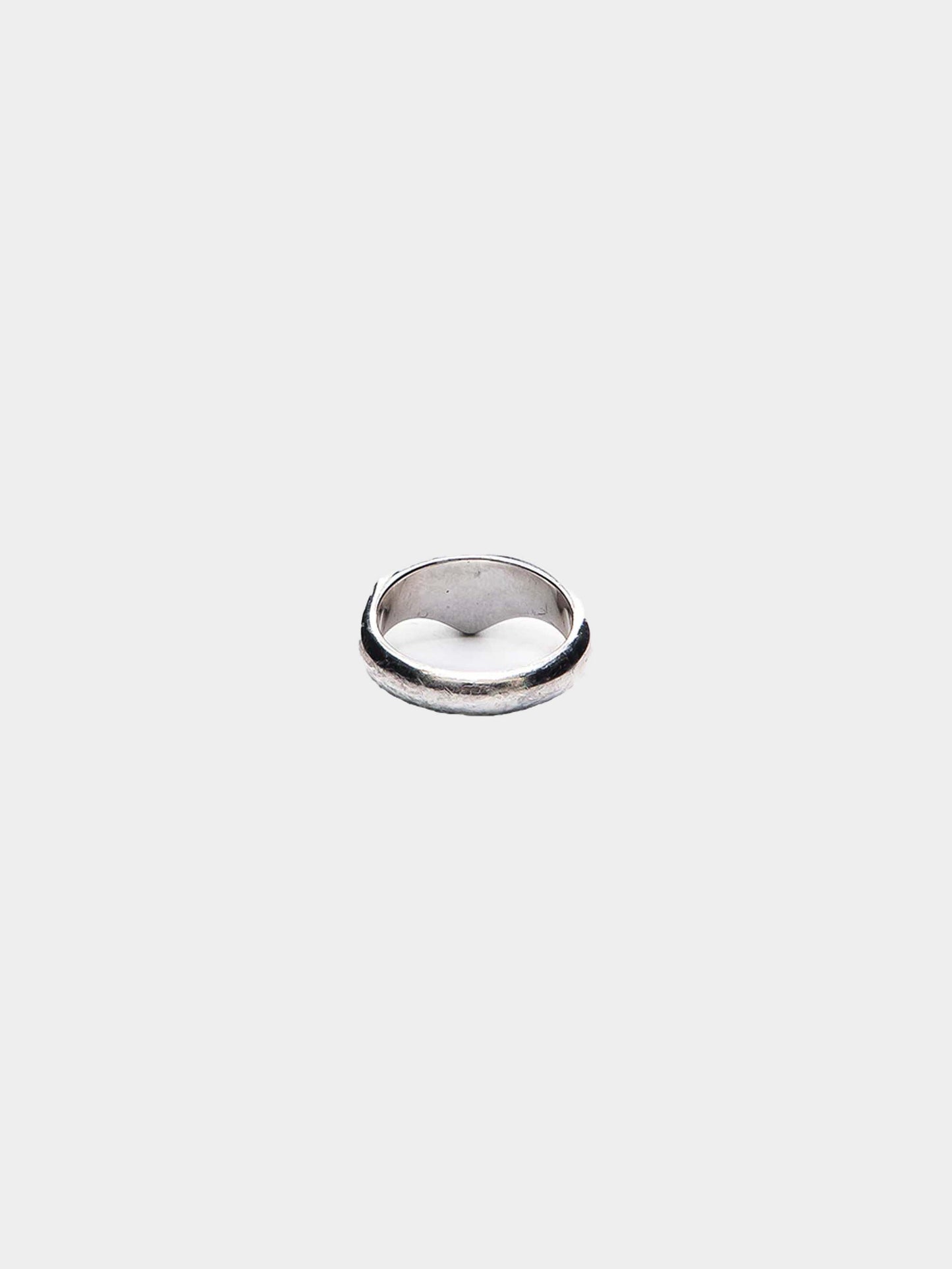 Prada 2010s Triangle Logo Ring