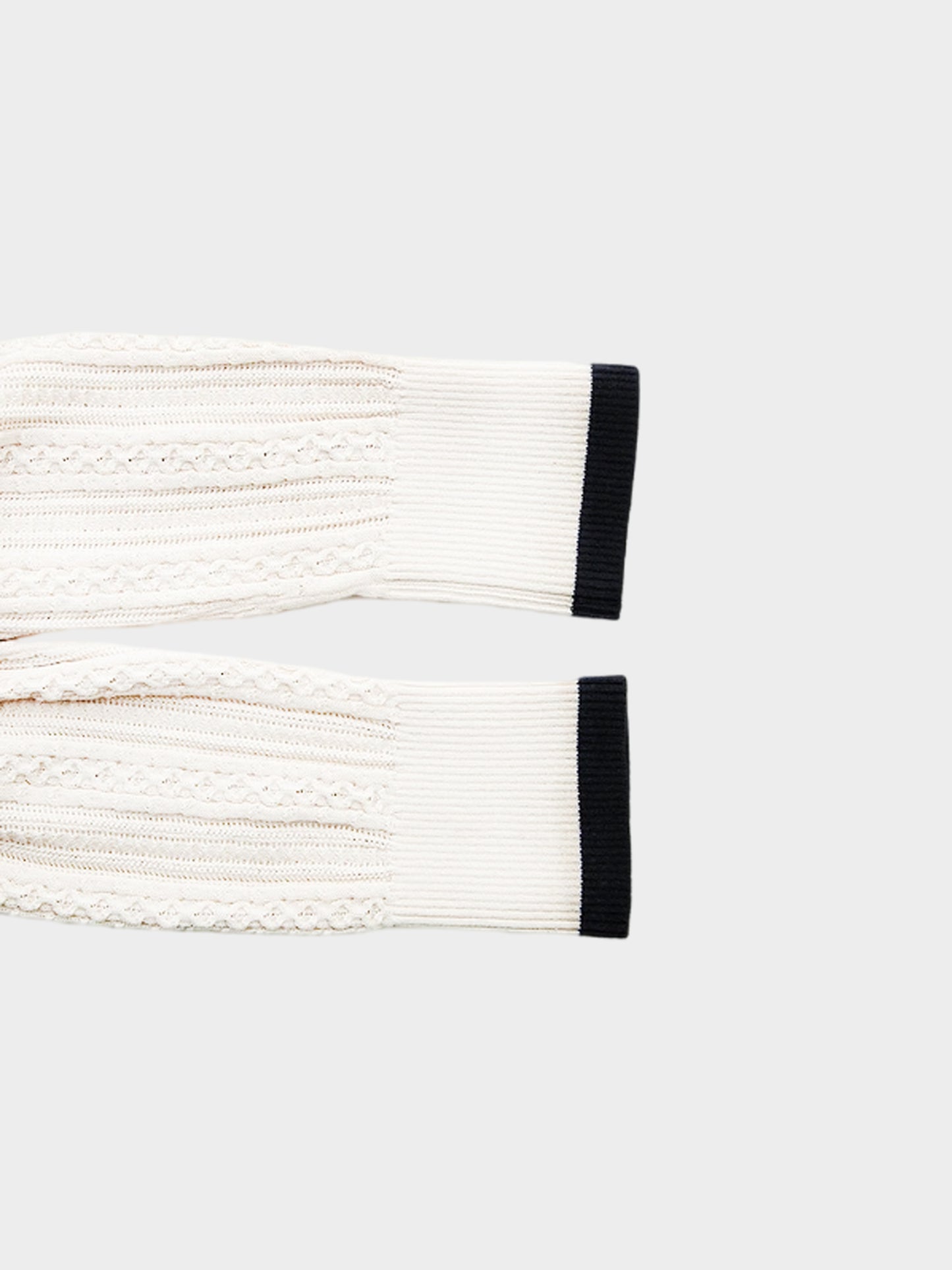 Chanel 1990s Bicolor Knit Cardigan