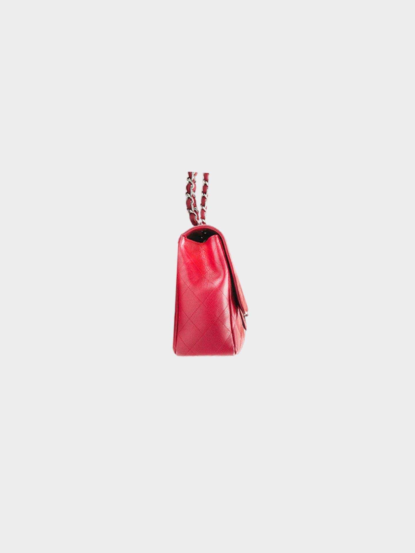Chanel 2009 Red Classic Flap Bag