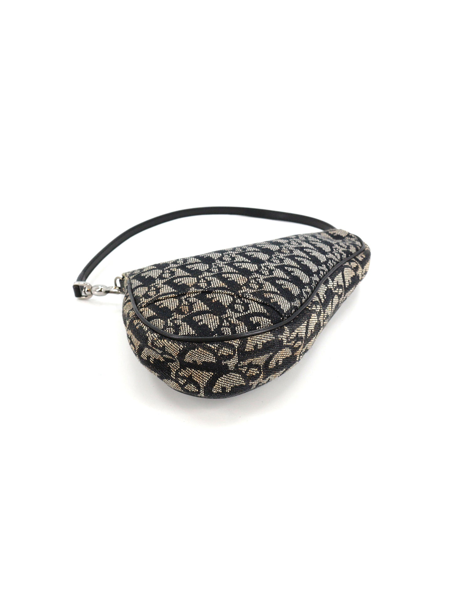 Christian Dior 2000s Dark Navy Monogram Saddle