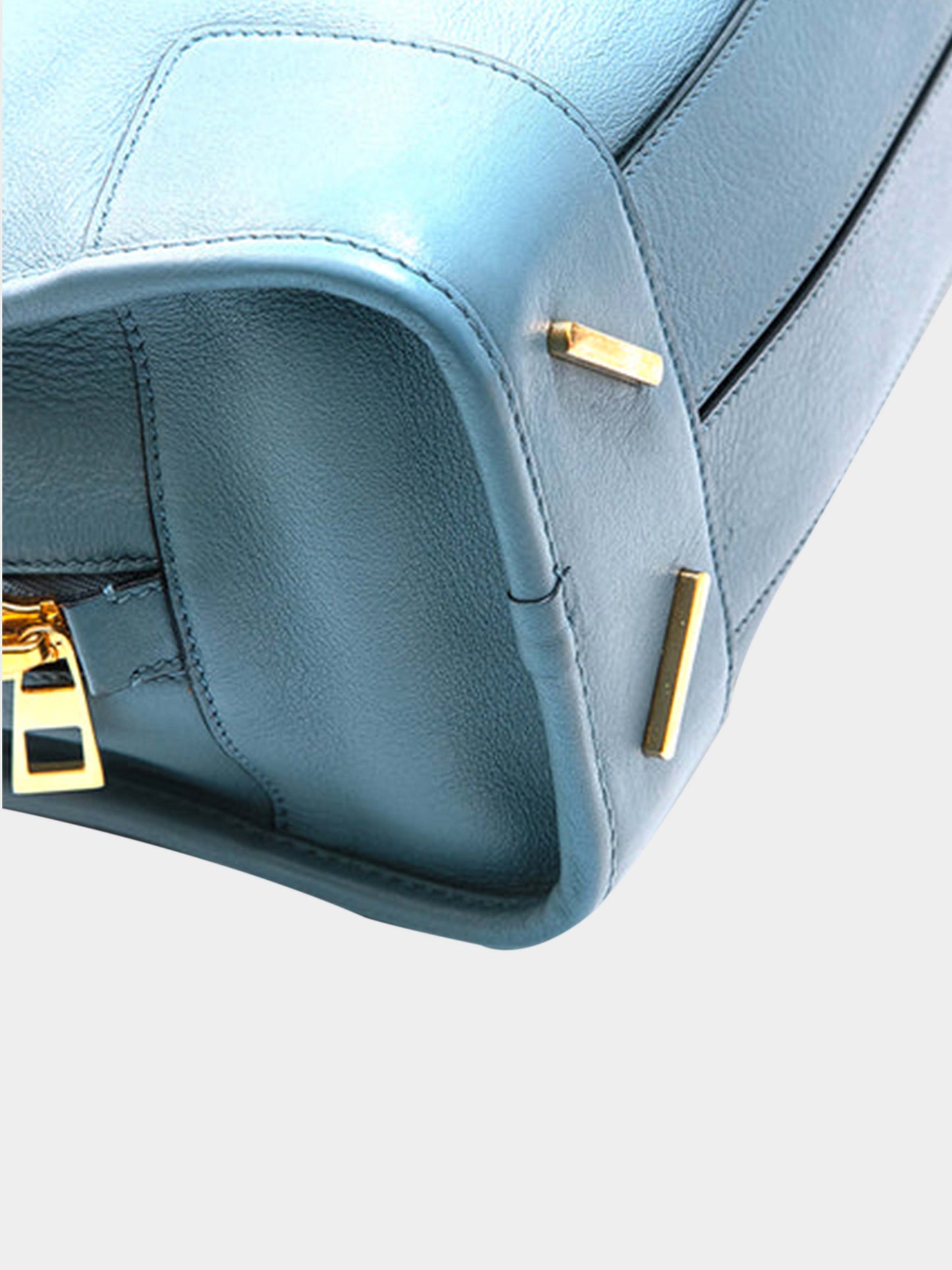 Loewe 1993 Amazon 28 Two-Way Blue Handbag