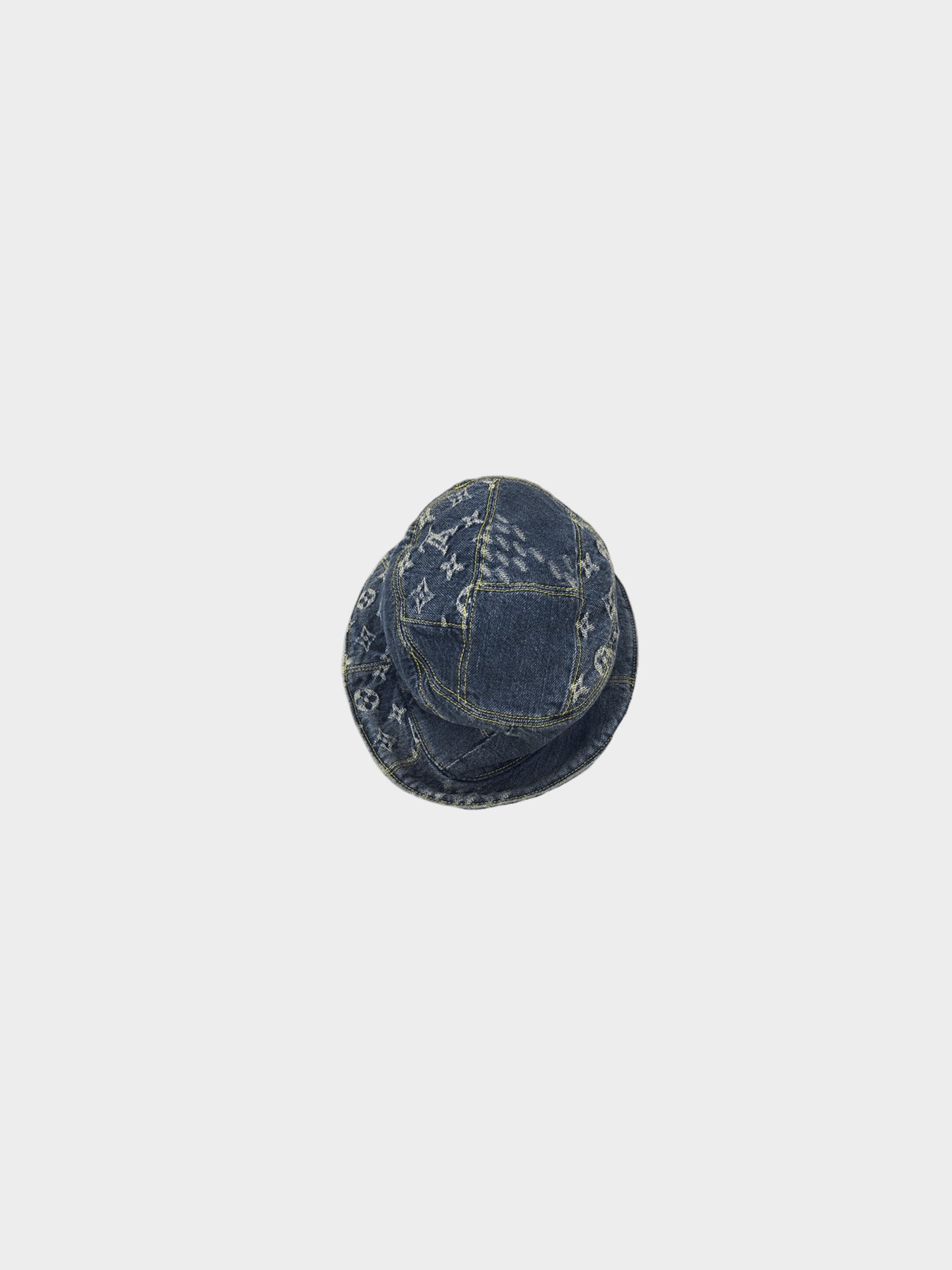 Louis Vuitton 2005 Denim Monogram Bucket Hat