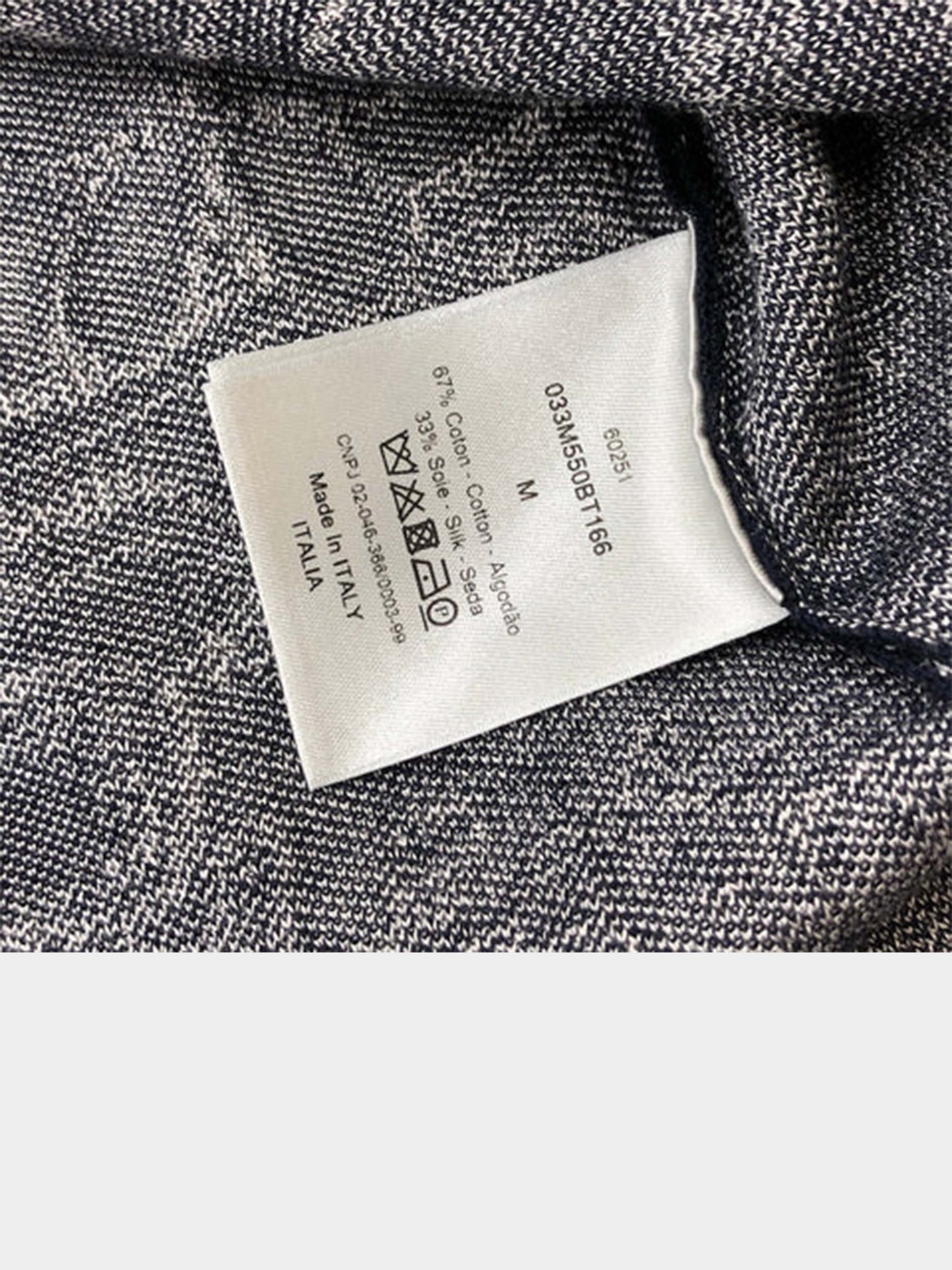 Christian Dior FW 2020 Stüssy Collaboration Navy and White Jacket
