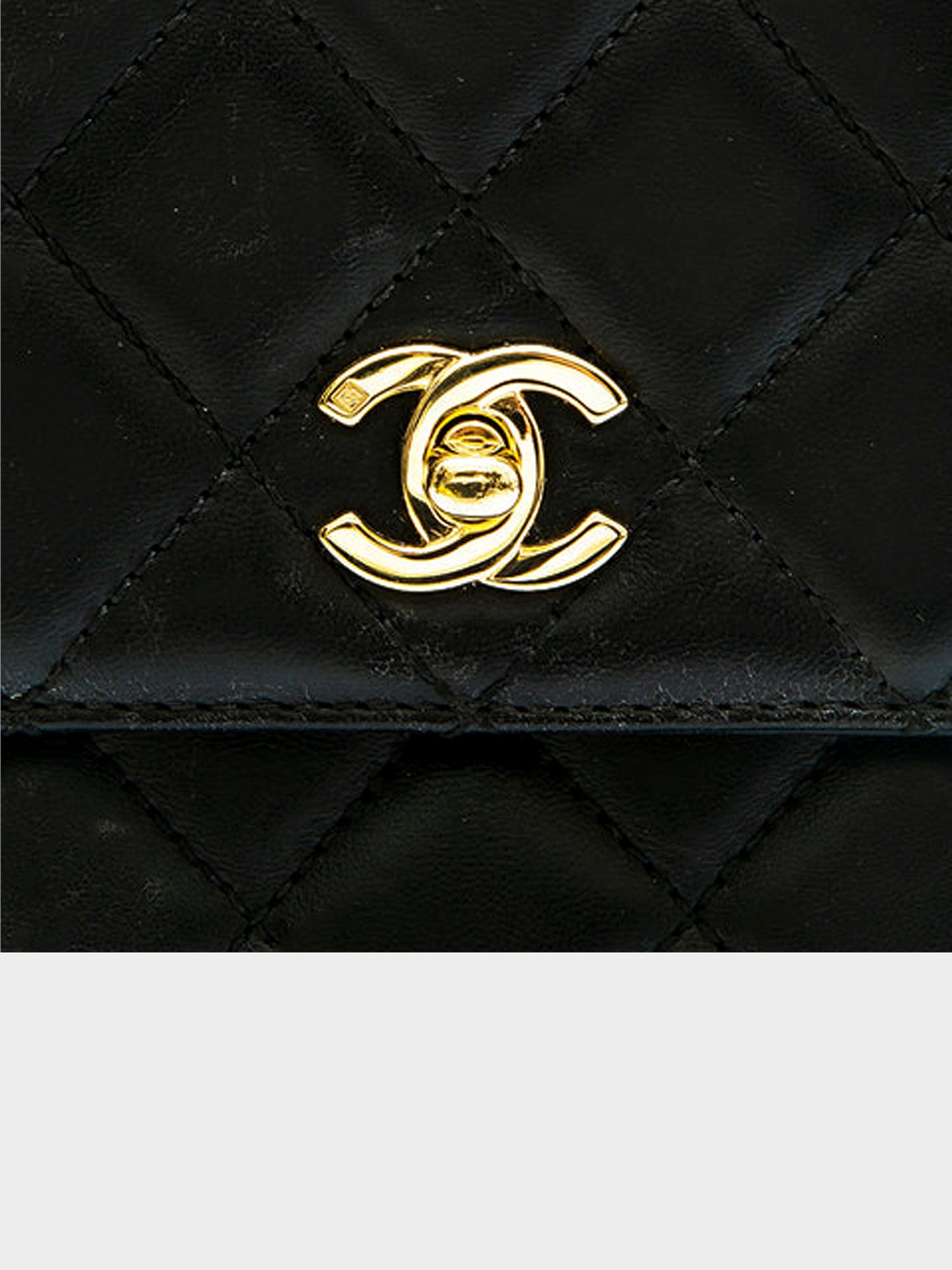 Chanel 1997 Quilted Trapeze Handbag Black