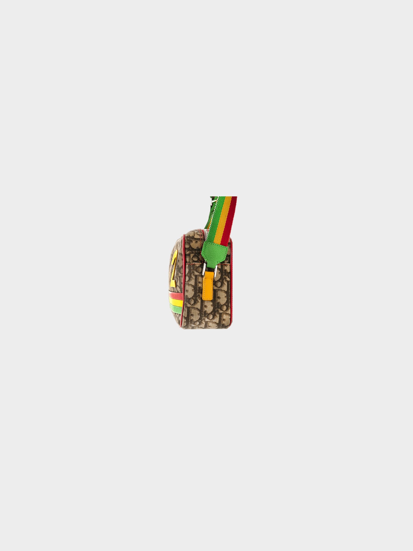Christian Dior 2004 Rasta Trotter Shoulder Bag