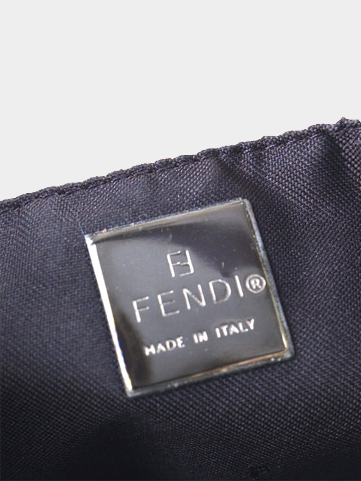 Fendi 2000s Zucca Pattern Mini Mamma Bucket Handbag