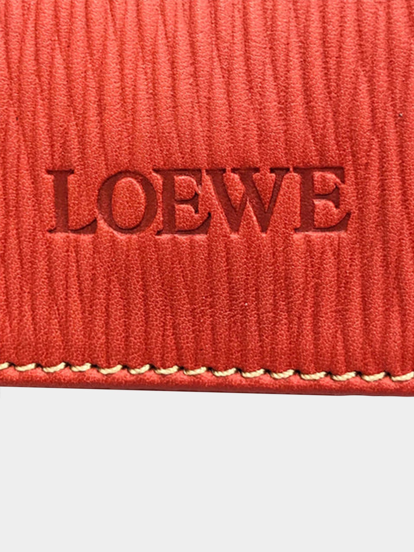 Loewe 2000s Velazquez Handbag Leather Red