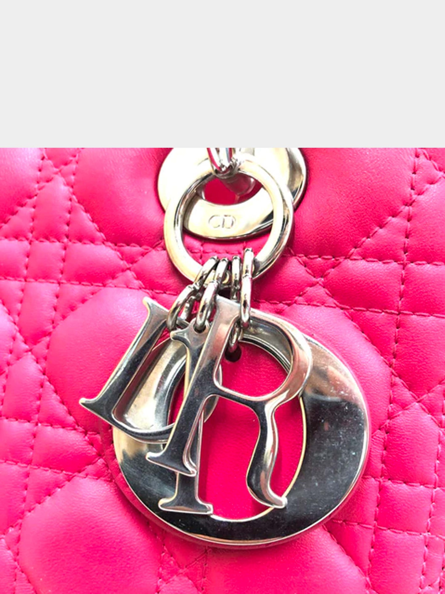 Christian Dior Lady Dior Cannage Pink Handbag