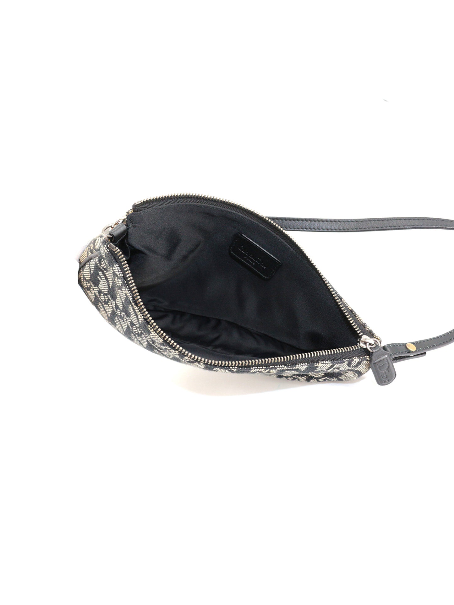 Christian Dior 2000s Dark Navy Monogram Saddle