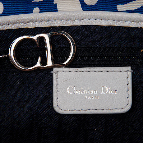 Christian Dior 2004 John Galliano Surf Chick Floral Saddle bag